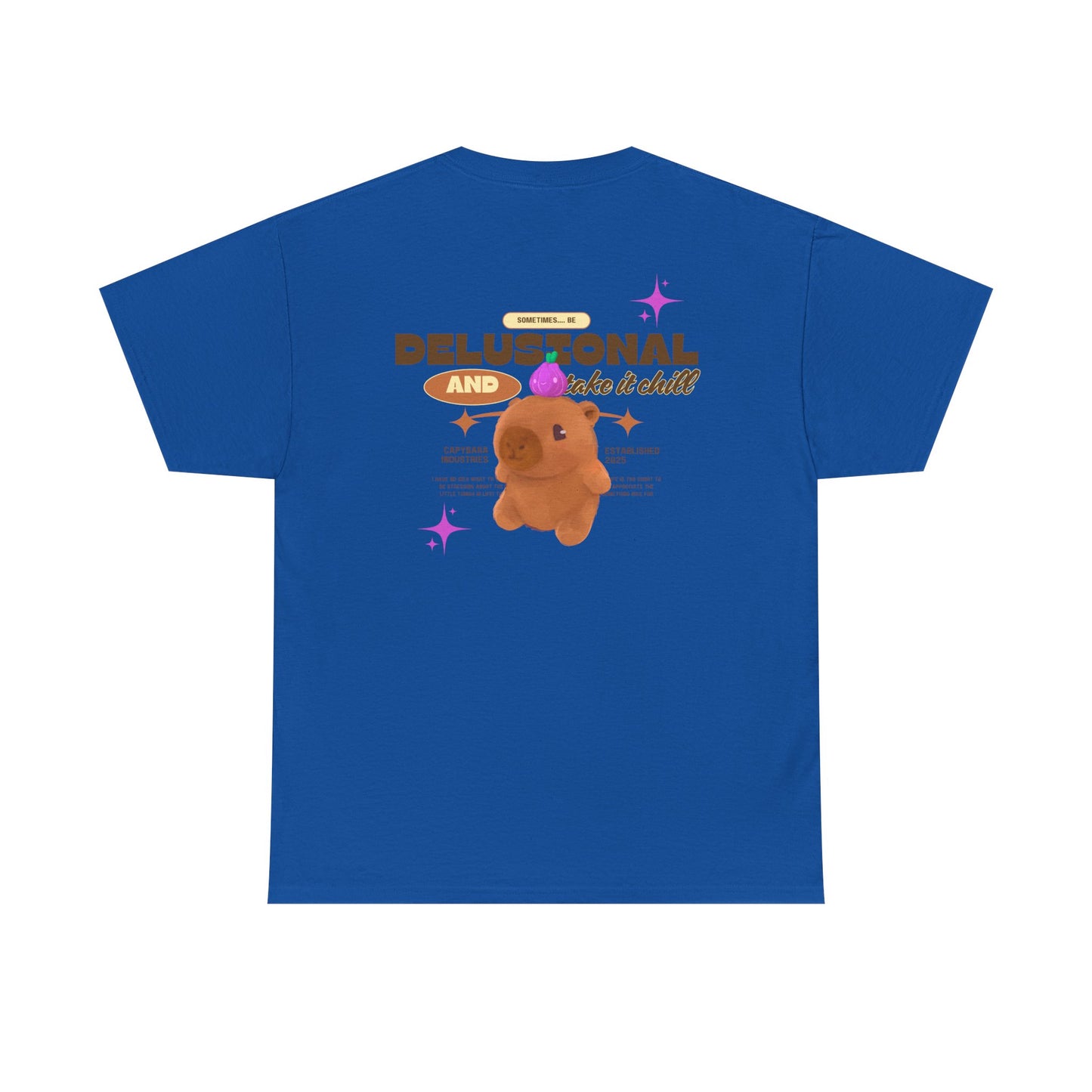 delusional chill capy tee