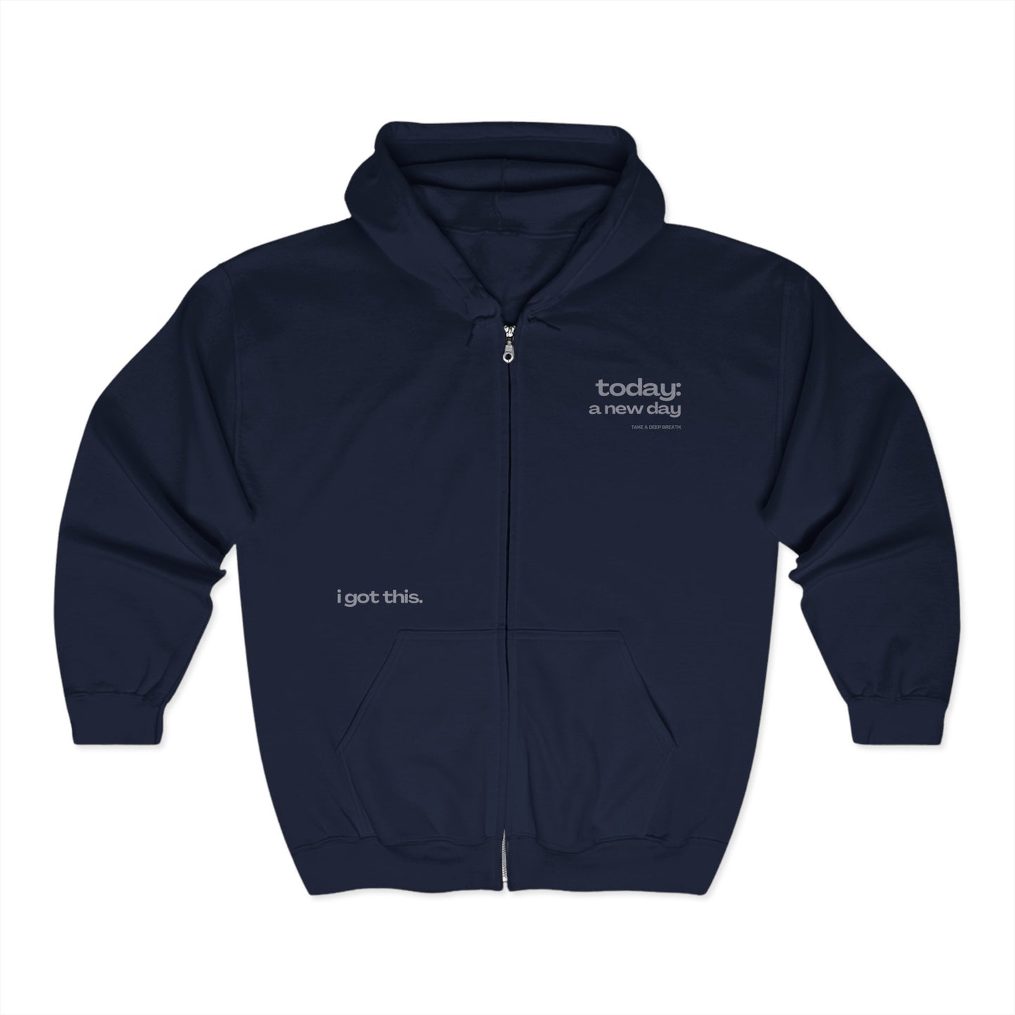 Reminder Notes Full Zip Hooded Sweatshirt