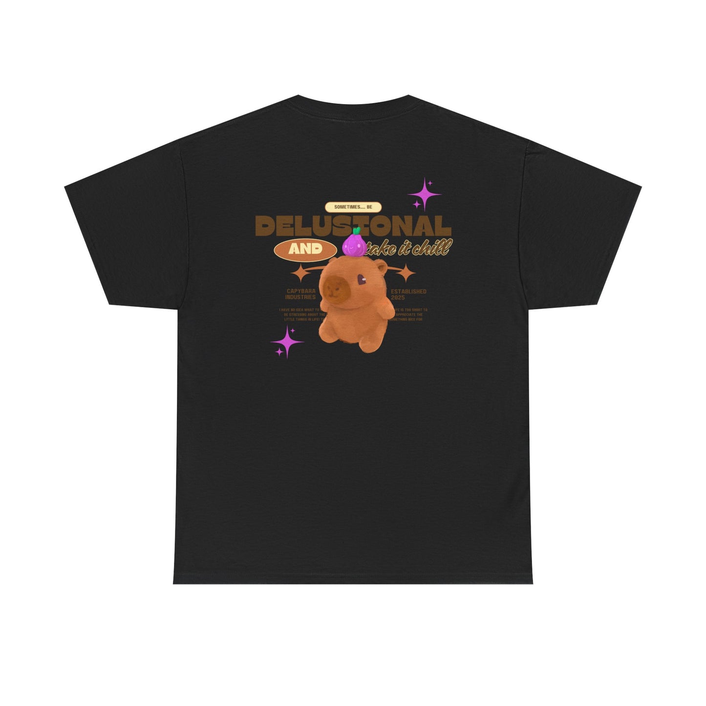 delusional chill capy tee