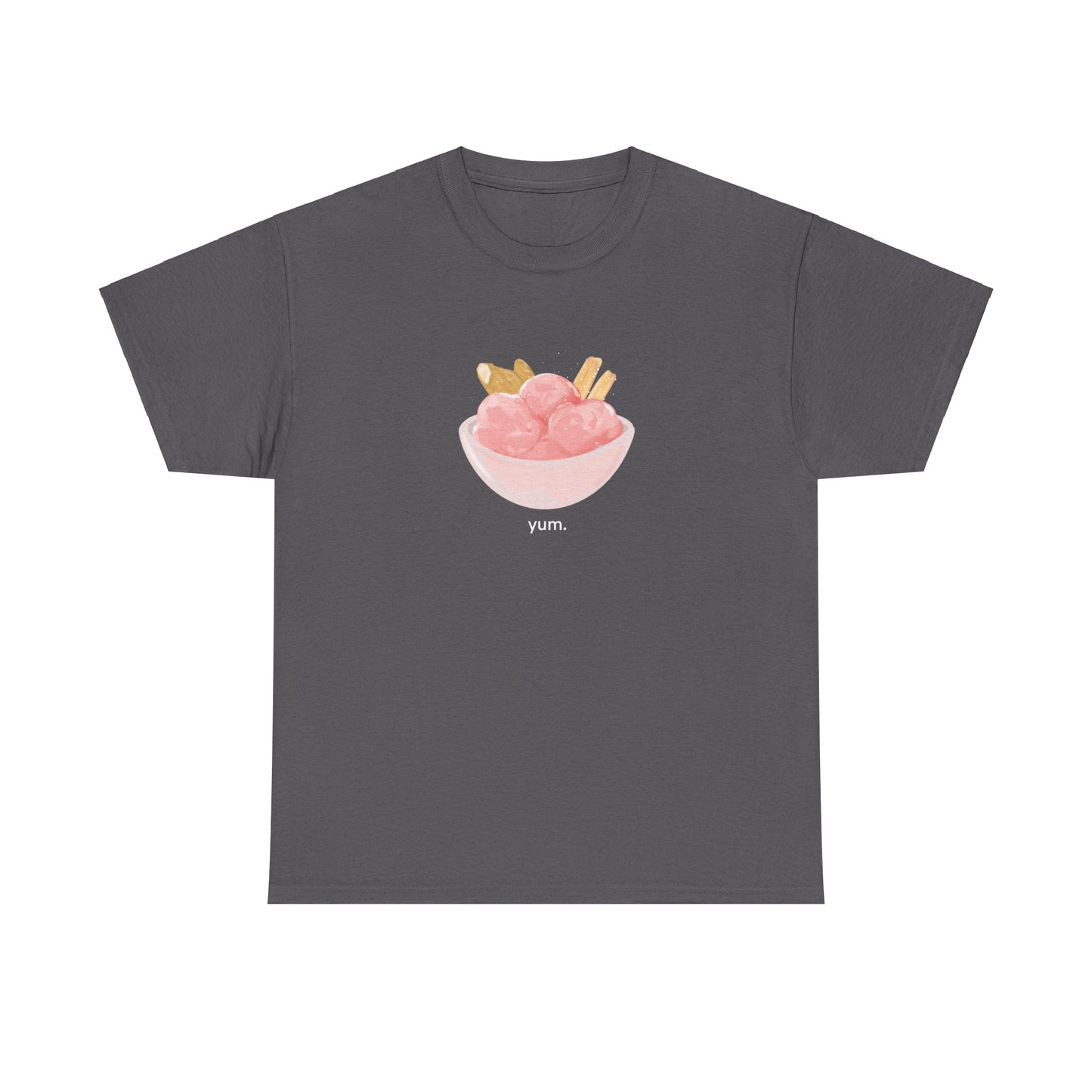 strawberry ice cream n fish n chips tshirt