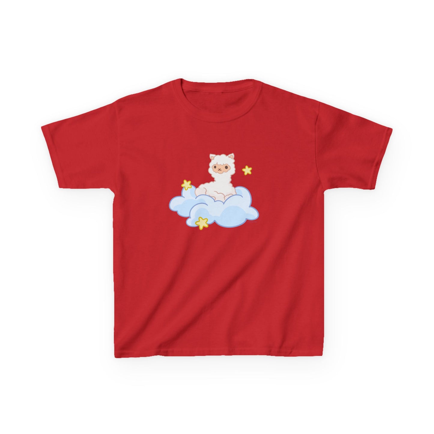Fluffy Llama Fluffy Cloud Kids Heavy Cotton™ Tee