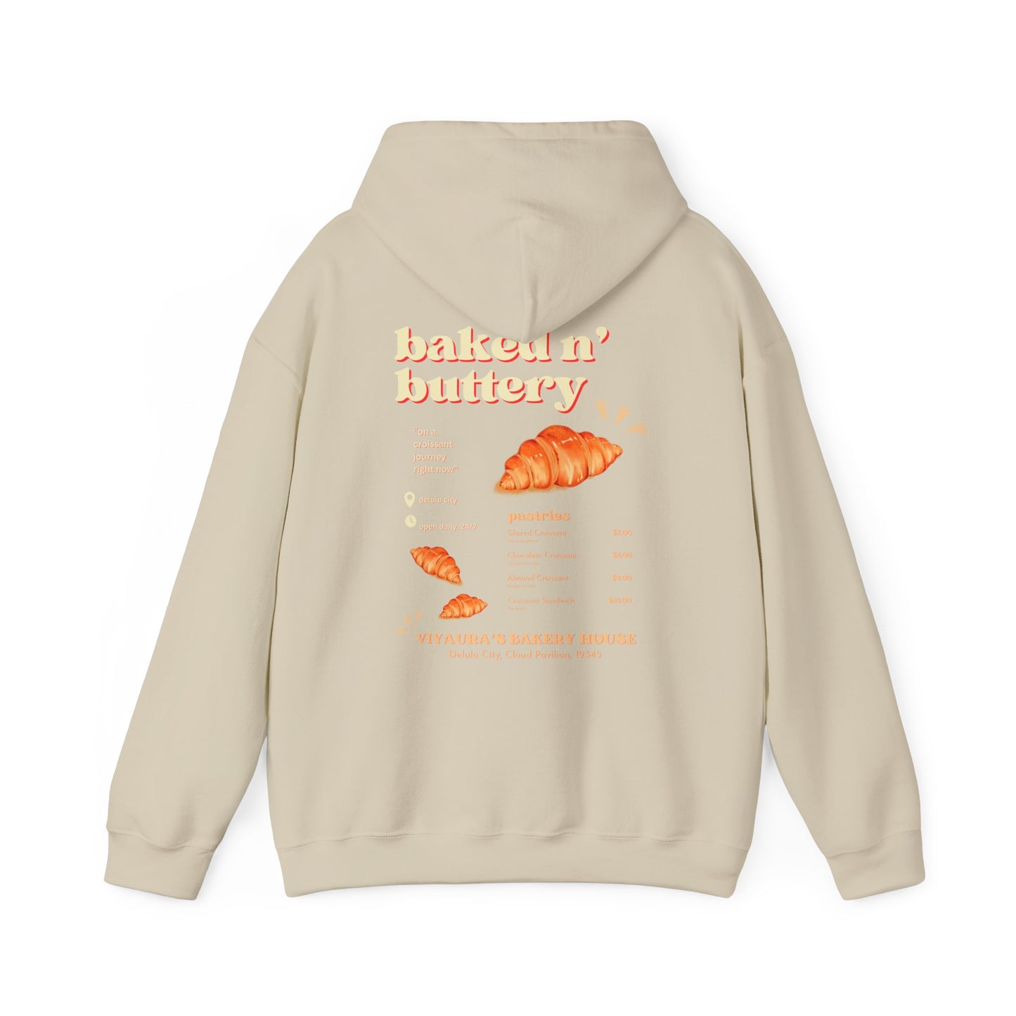 croissant hoodie