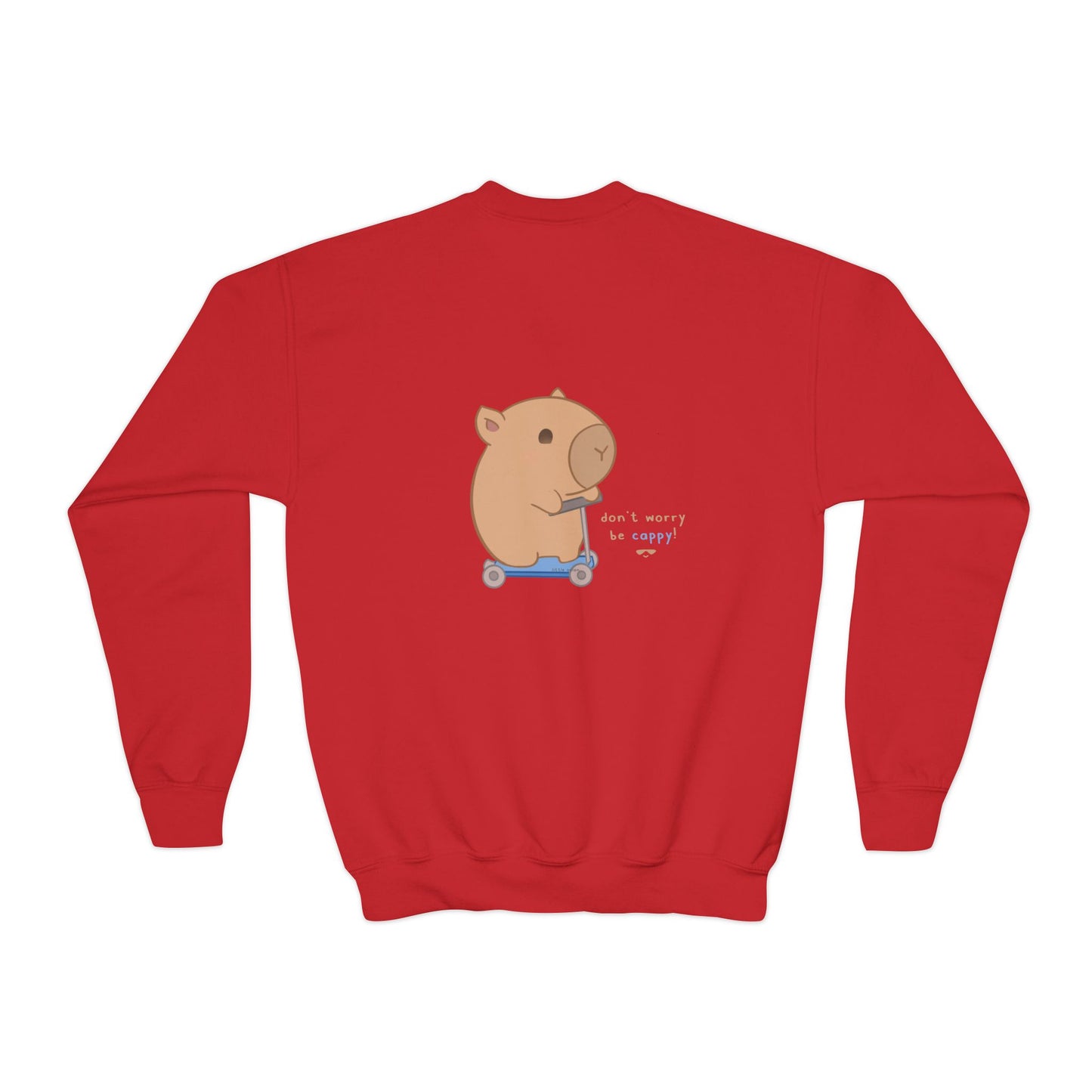 Be Cappy Youth Crewneck Sweatshirt