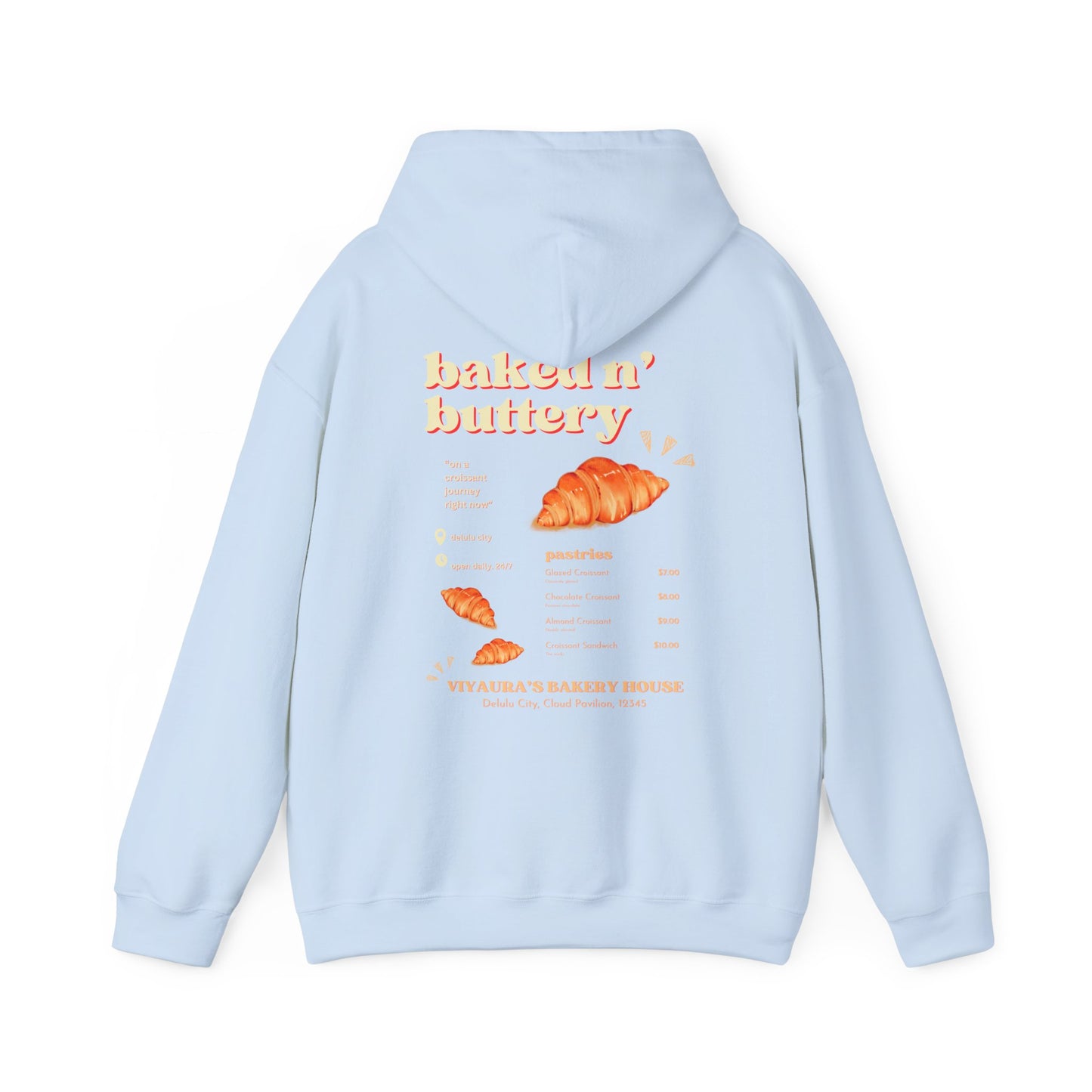 croissant hoodie