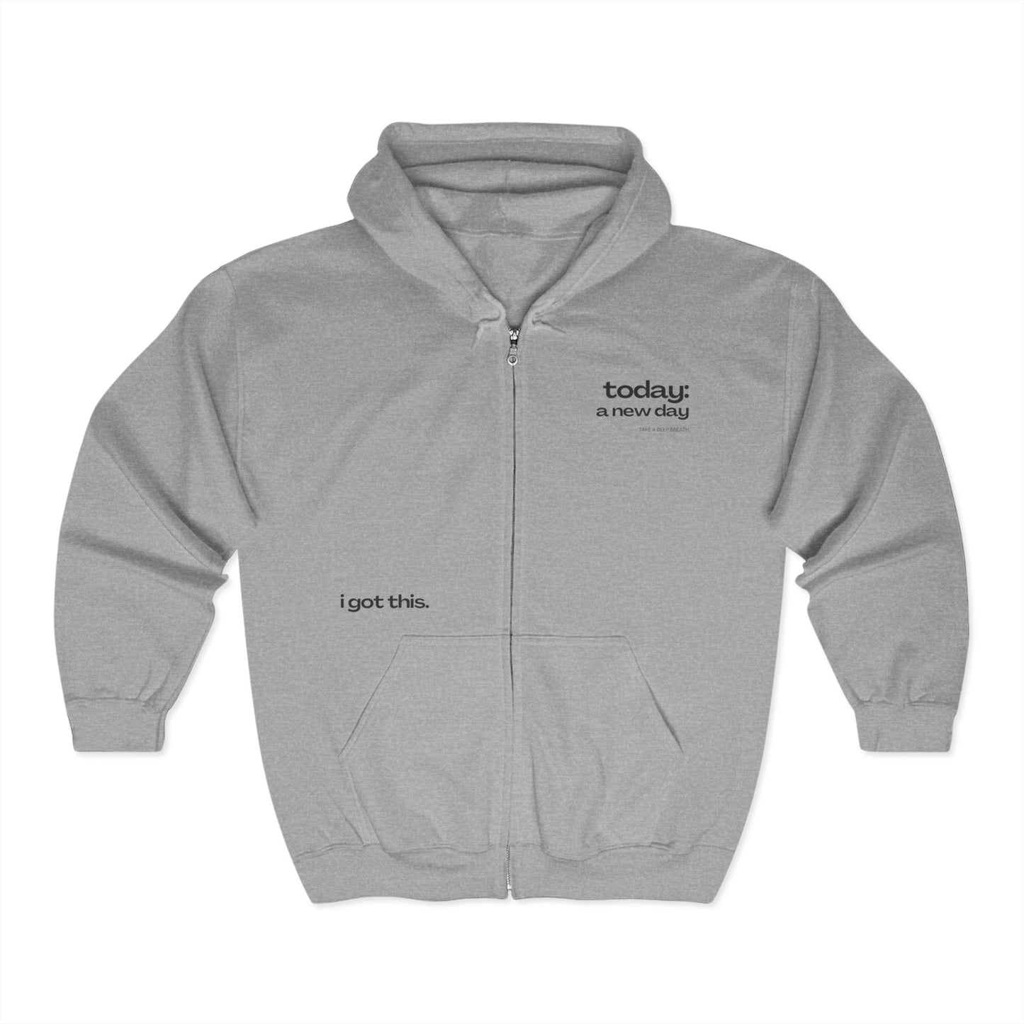 Reminder Notes Full Zip Hooded Sweatshirt