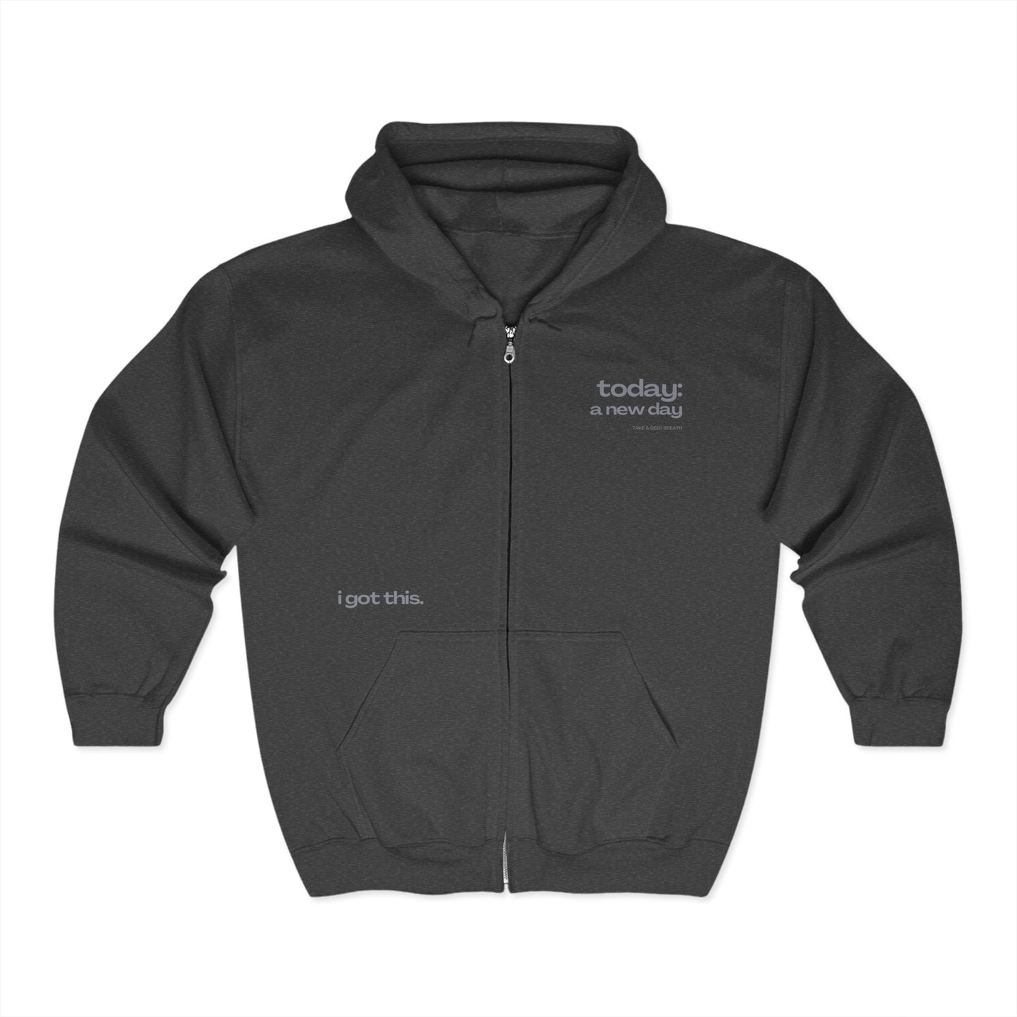 Reminder Notes Full Zip Hooded Sweatshirt