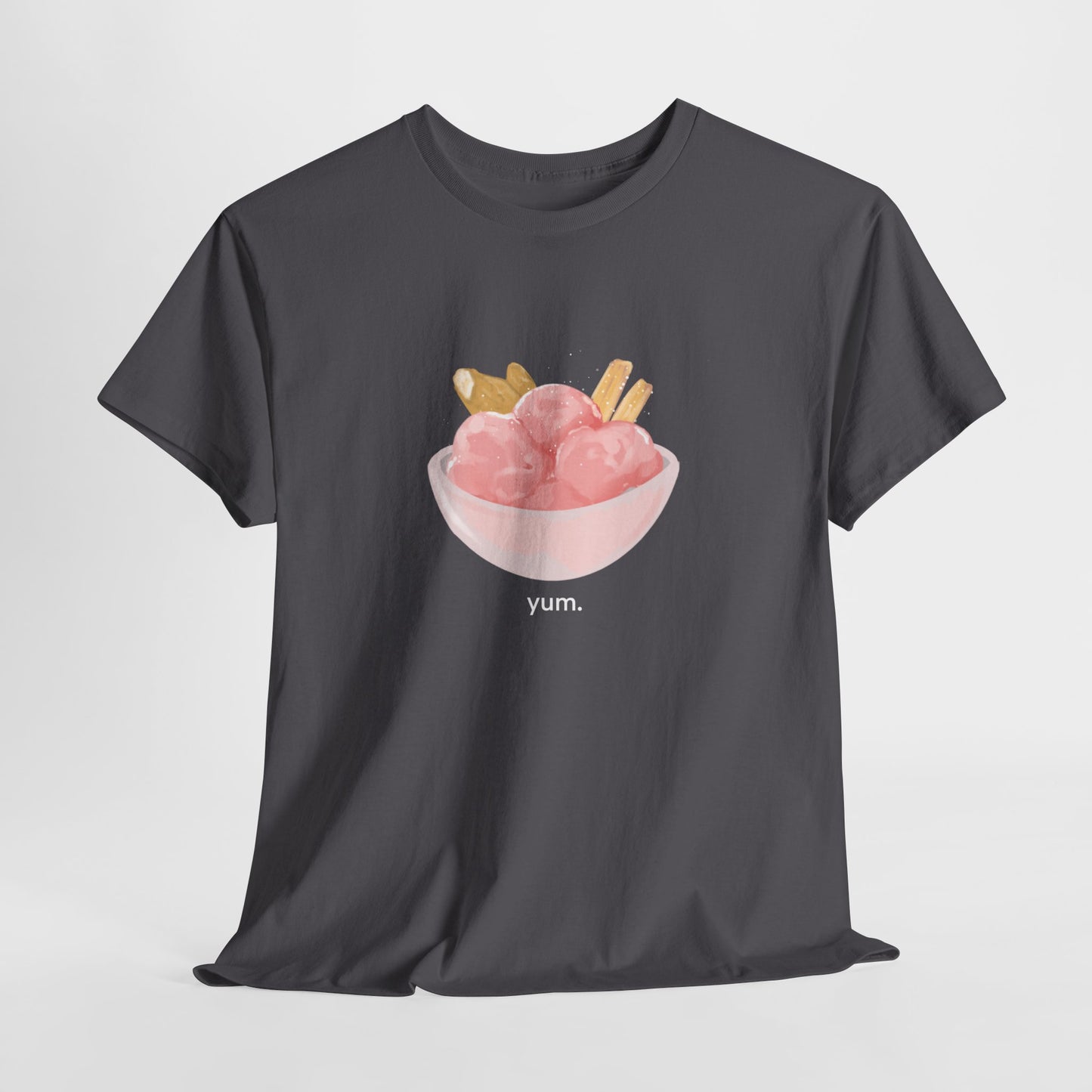 strawberry ice cream n fish n chips tshirt