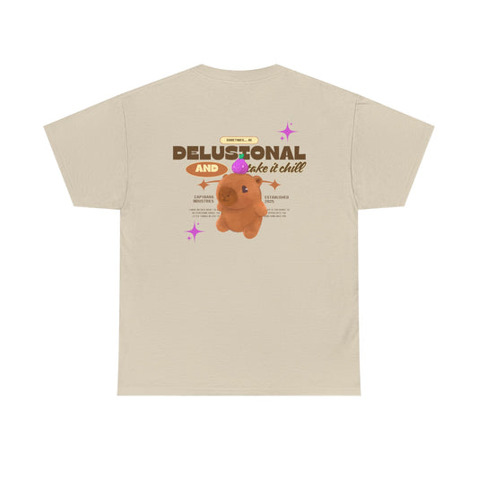 delusional chill capy tee