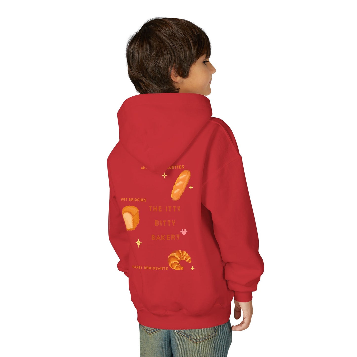 Itty Bitty Bakery: Youth Heavy Blend Hooded Sweatshirt