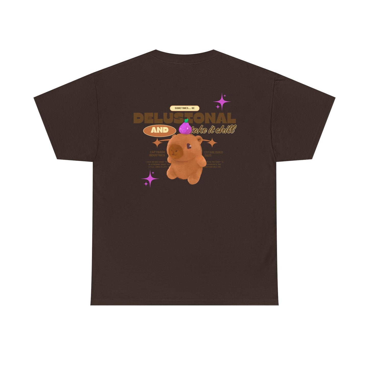 delusional chill capy tee