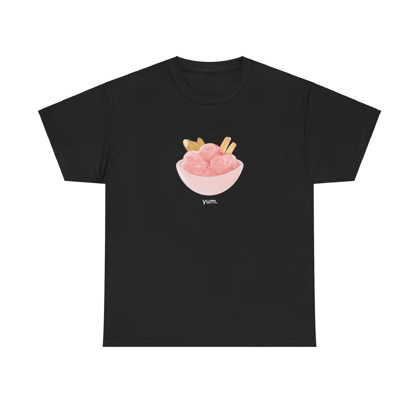strawberry ice cream n fish n chips tshirt