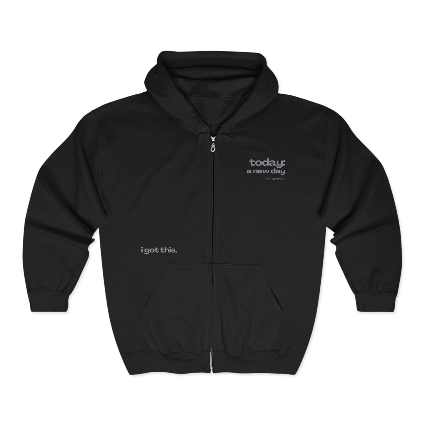 Reminder Notes Full Zip Hooded Sweatshirt