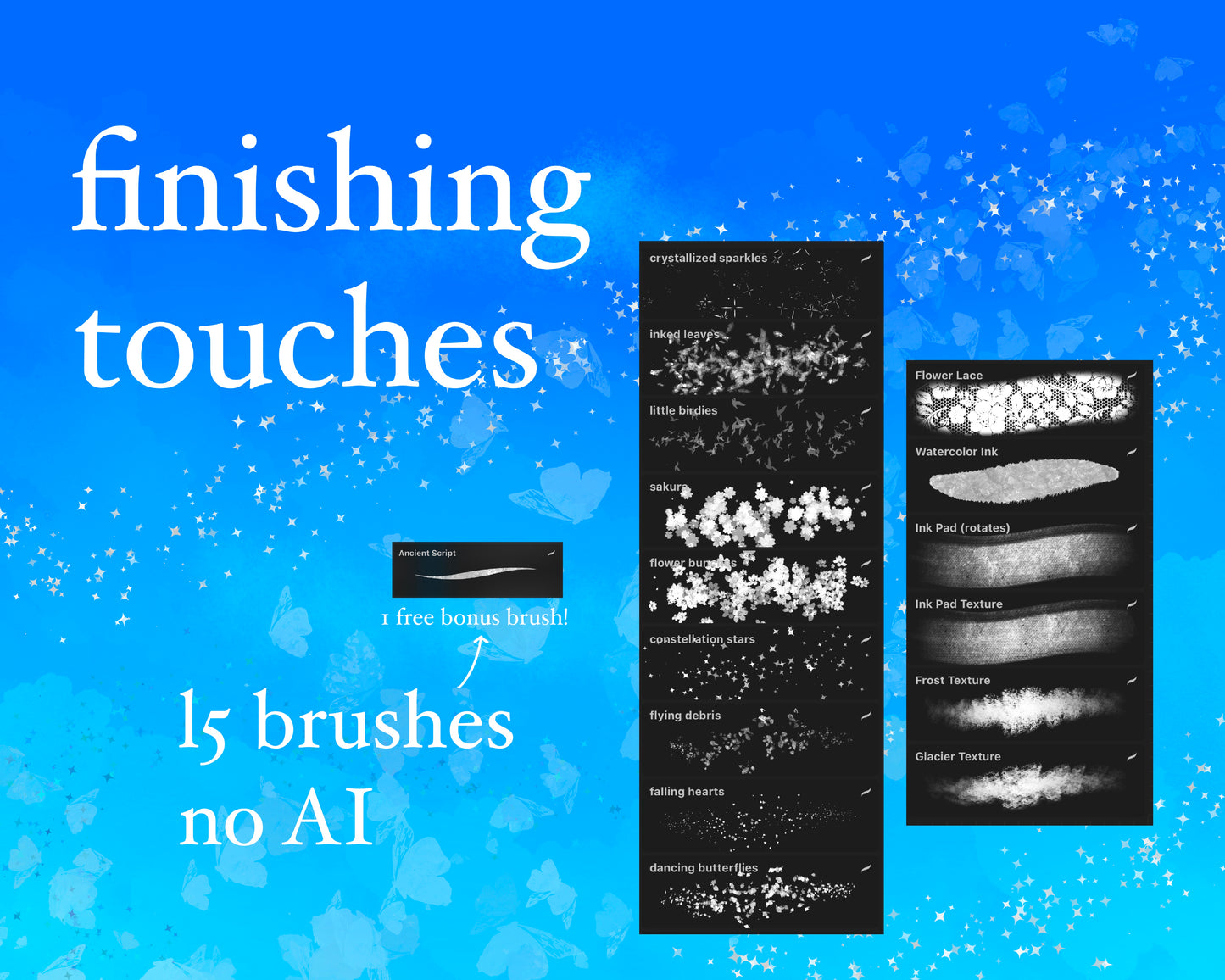 Finishing Touches Brush Set