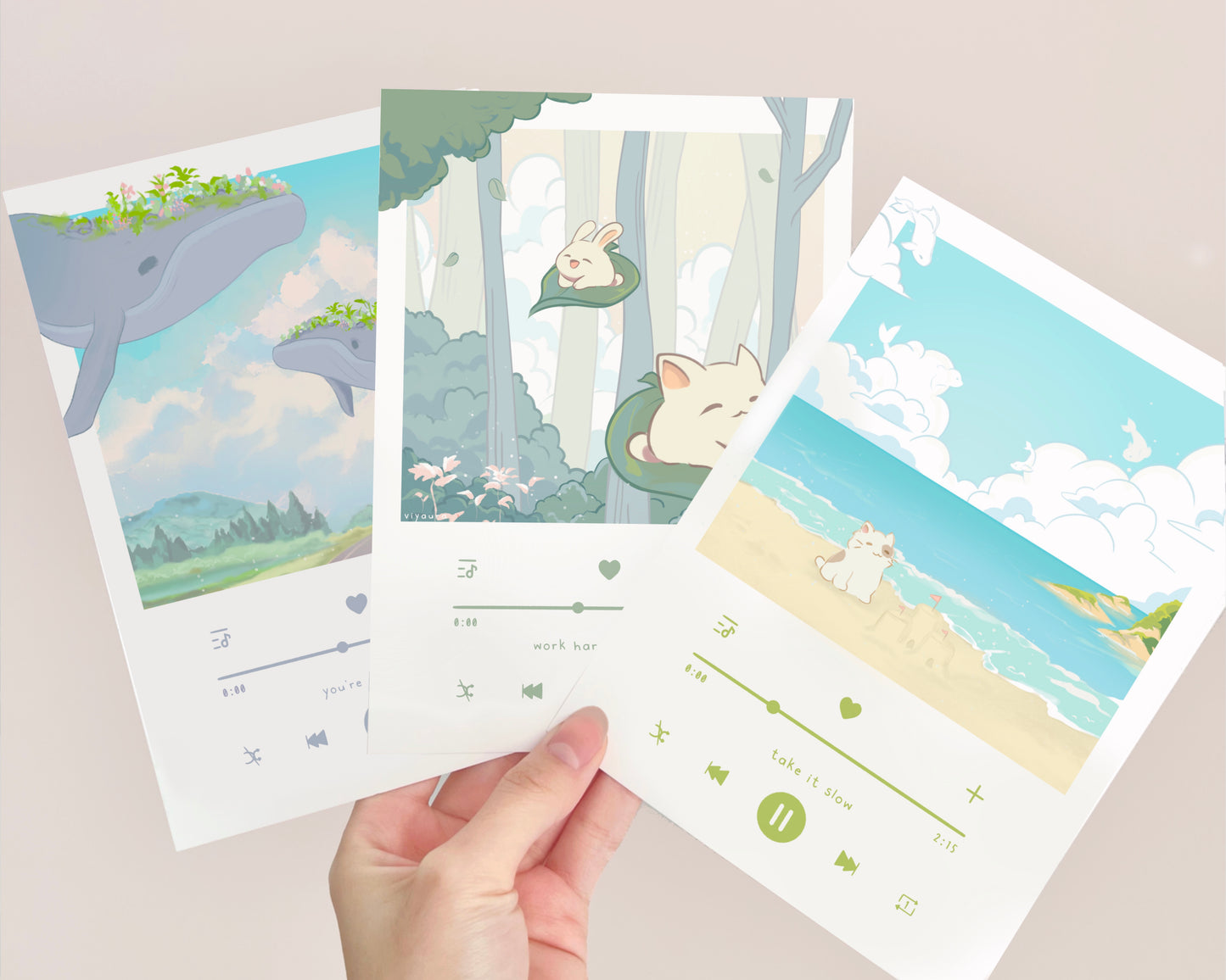 Aesthetic Nostalgic Postcard Prints