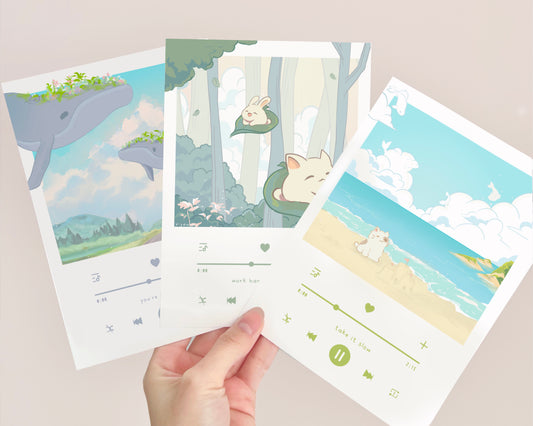 Aesthetic Nostalgic Postcard Prints