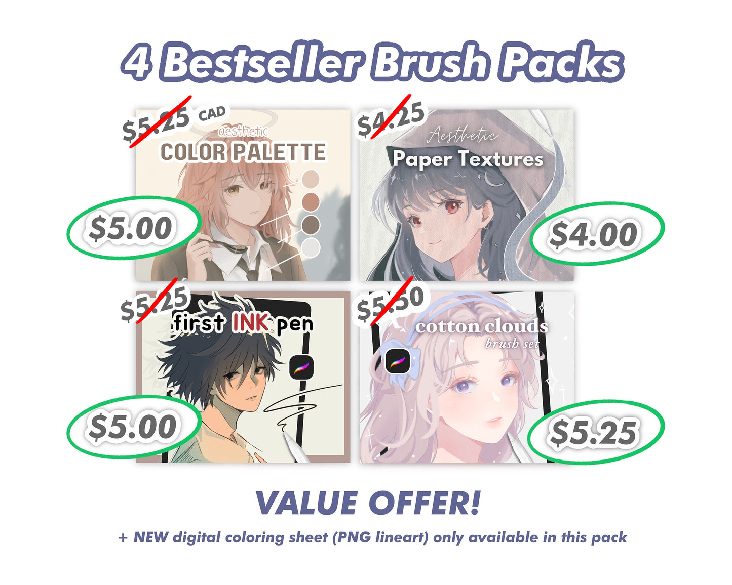 Soft Aesthetic Deluxe Brush Pack