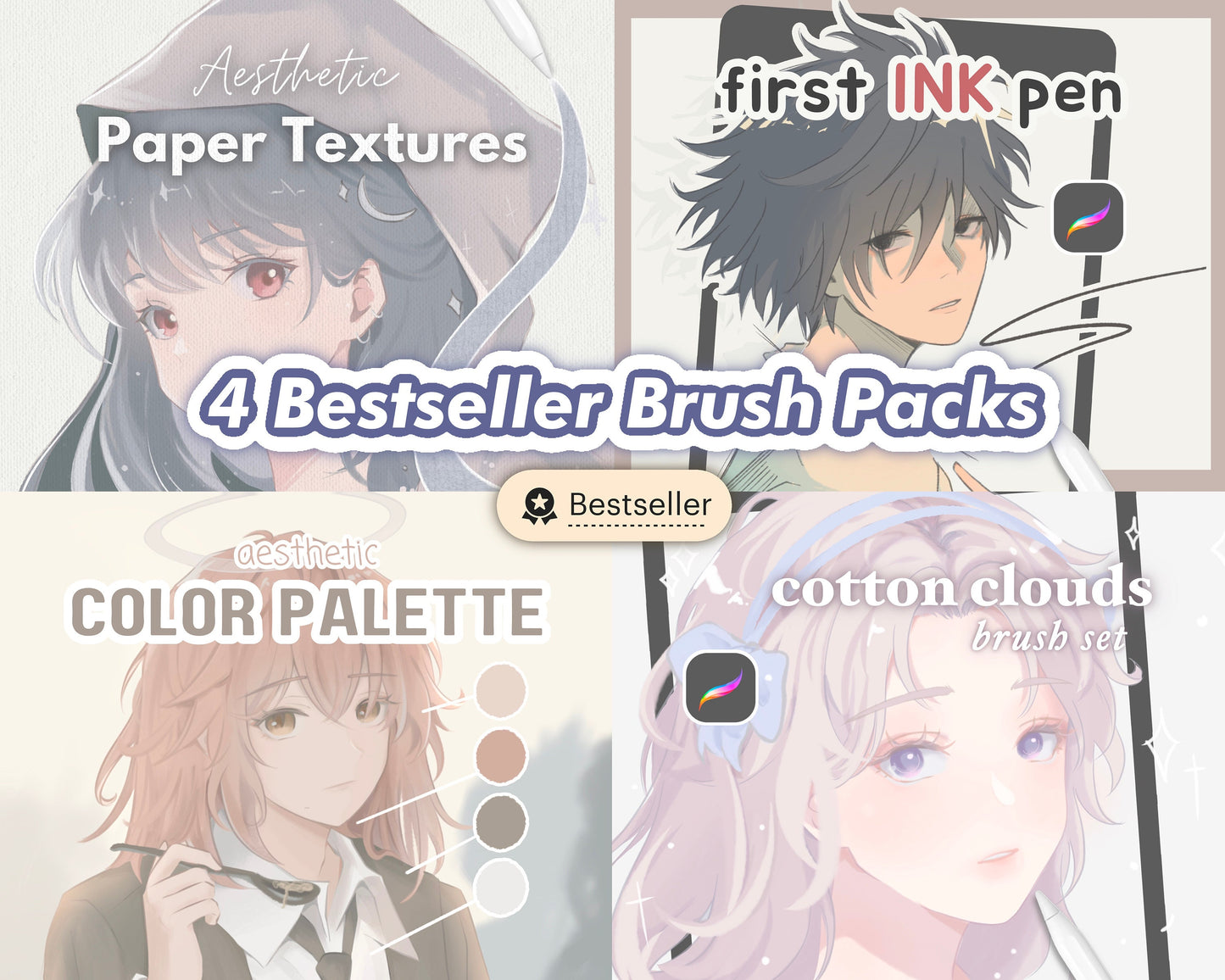 Soft Aesthetic Deluxe Brush Pack