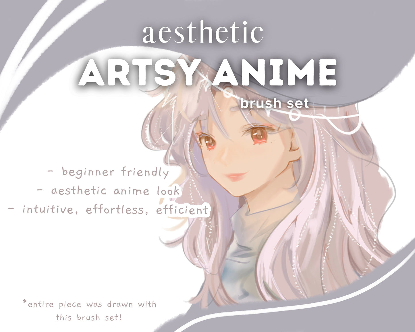 Aesthetic Artsy Anime Brush Set