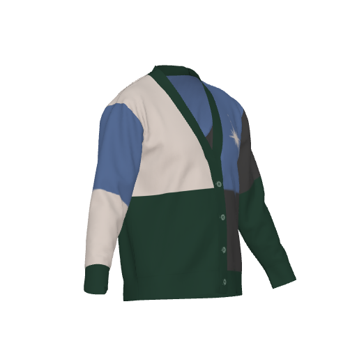 Dark Patched Star Cardigan