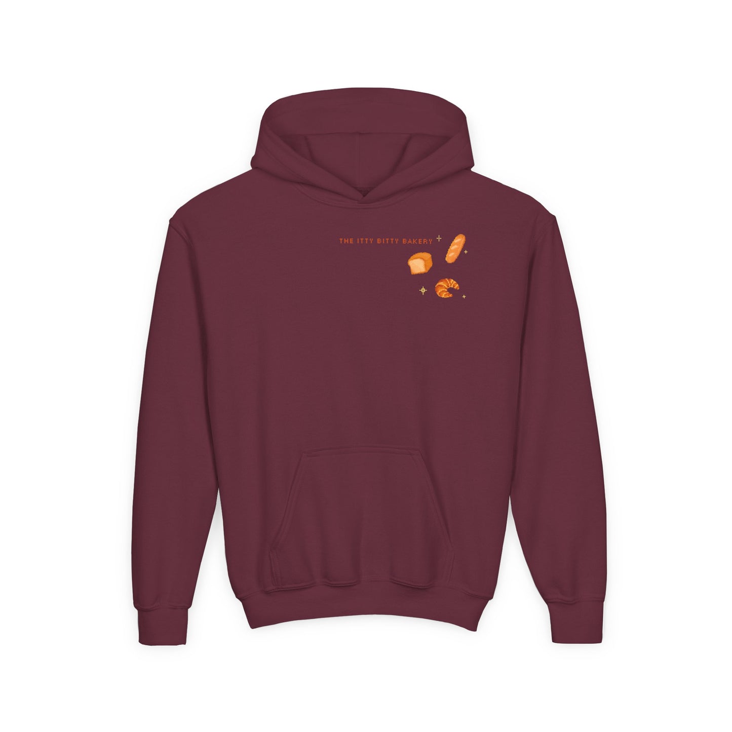 Itty Bitty Bakery: Youth Heavy Blend Hooded Sweatshirt