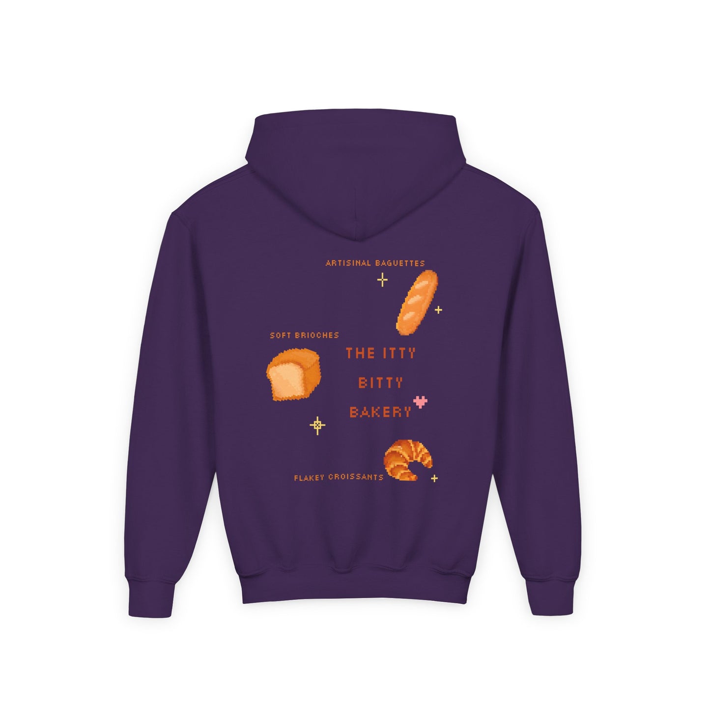 Itty Bitty Bakery: Youth Heavy Blend Hooded Sweatshirt