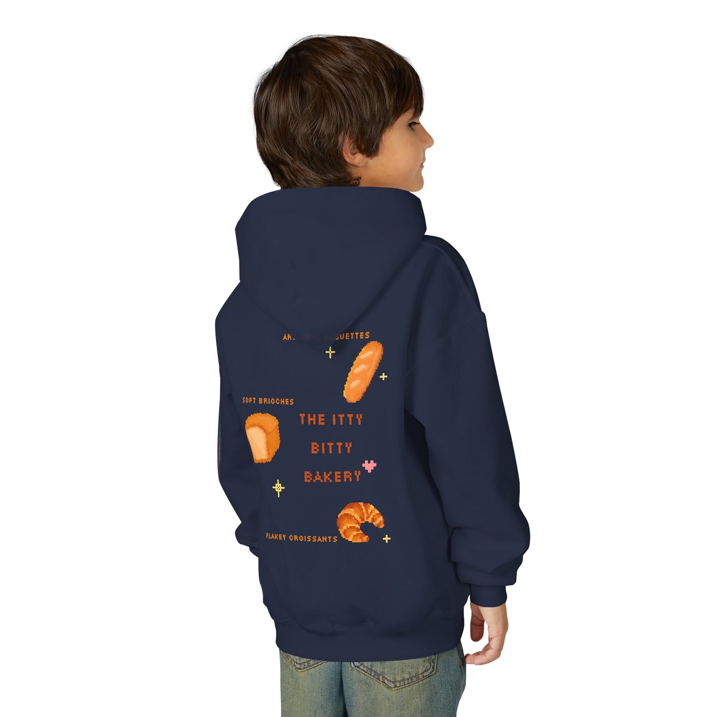 Itty Bitty Bakery: Youth Heavy Blend Hooded Sweatshirt