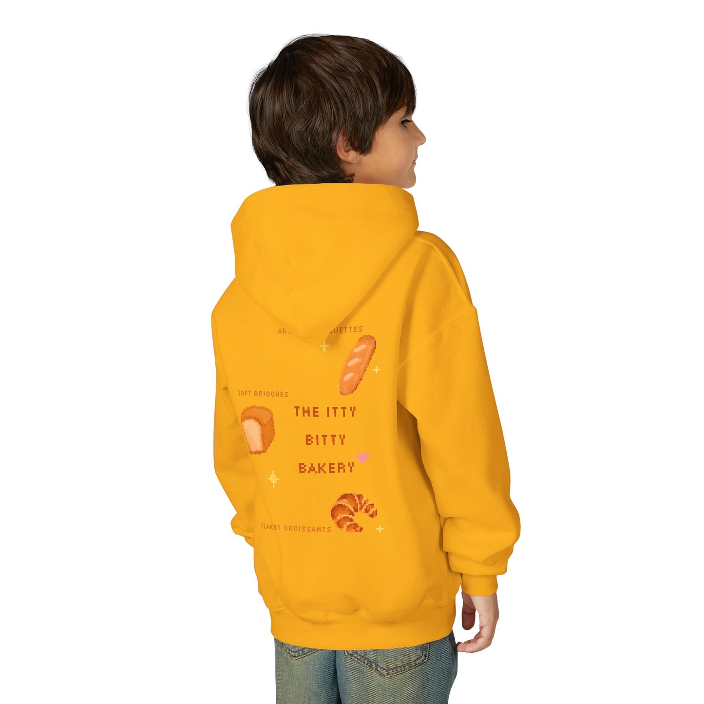 Itty Bitty Bakery: Youth Heavy Blend Hooded Sweatshirt