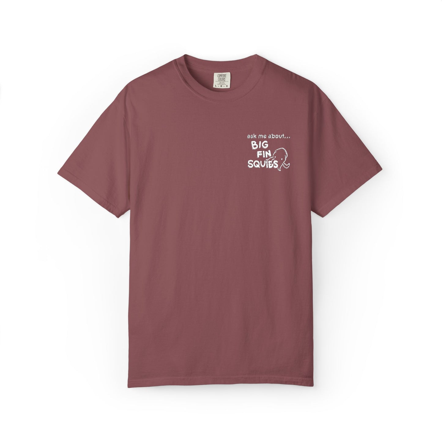 tell me about squids embroidery tshirt