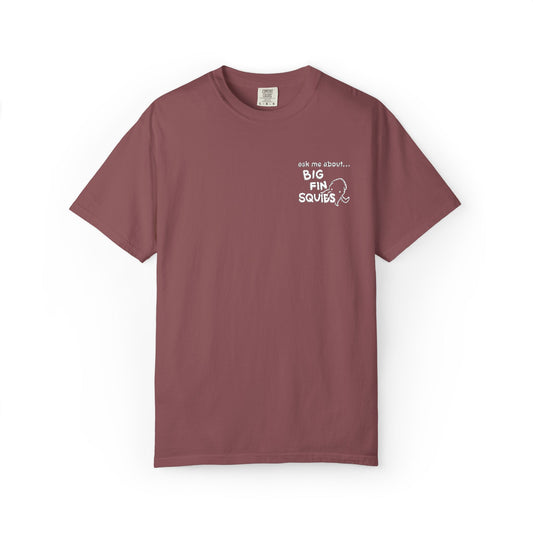 tell me about squids embroidery tshirt