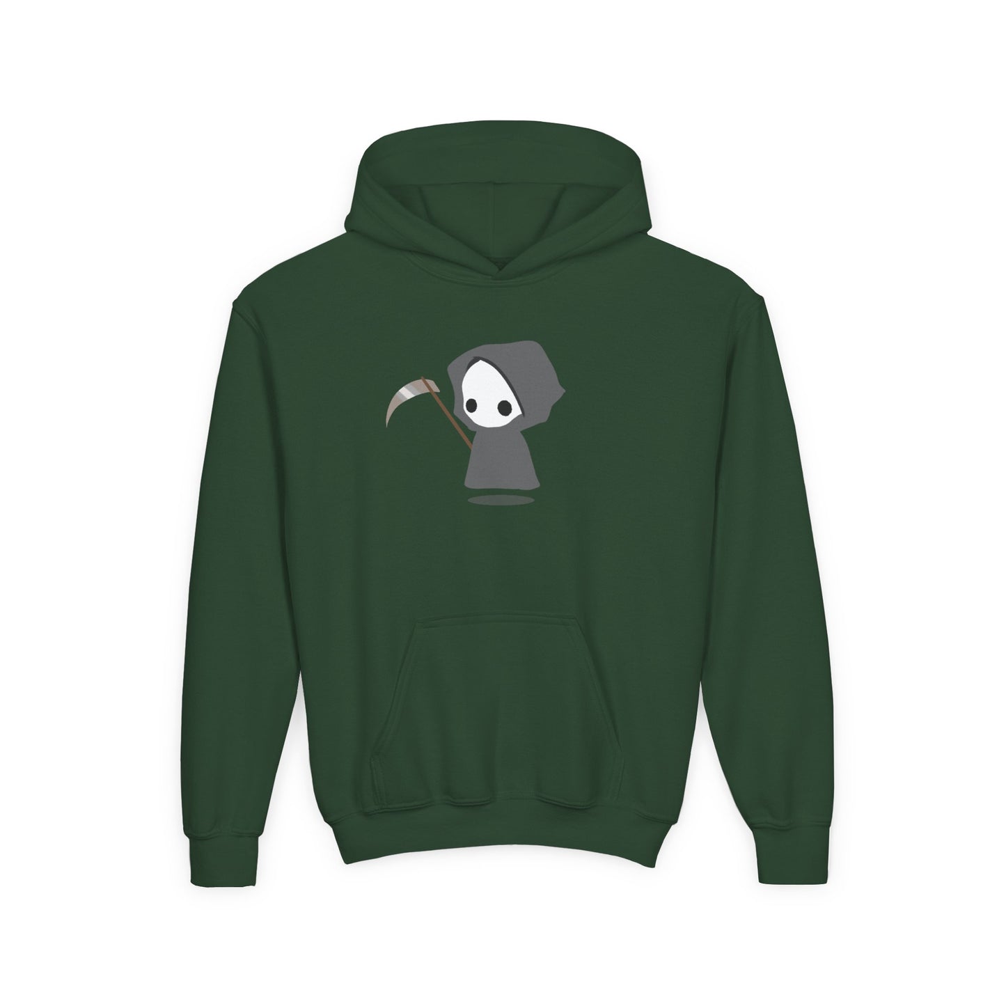 Cute Reaper: Youth Heavy Blend Hooded Sweatshirt