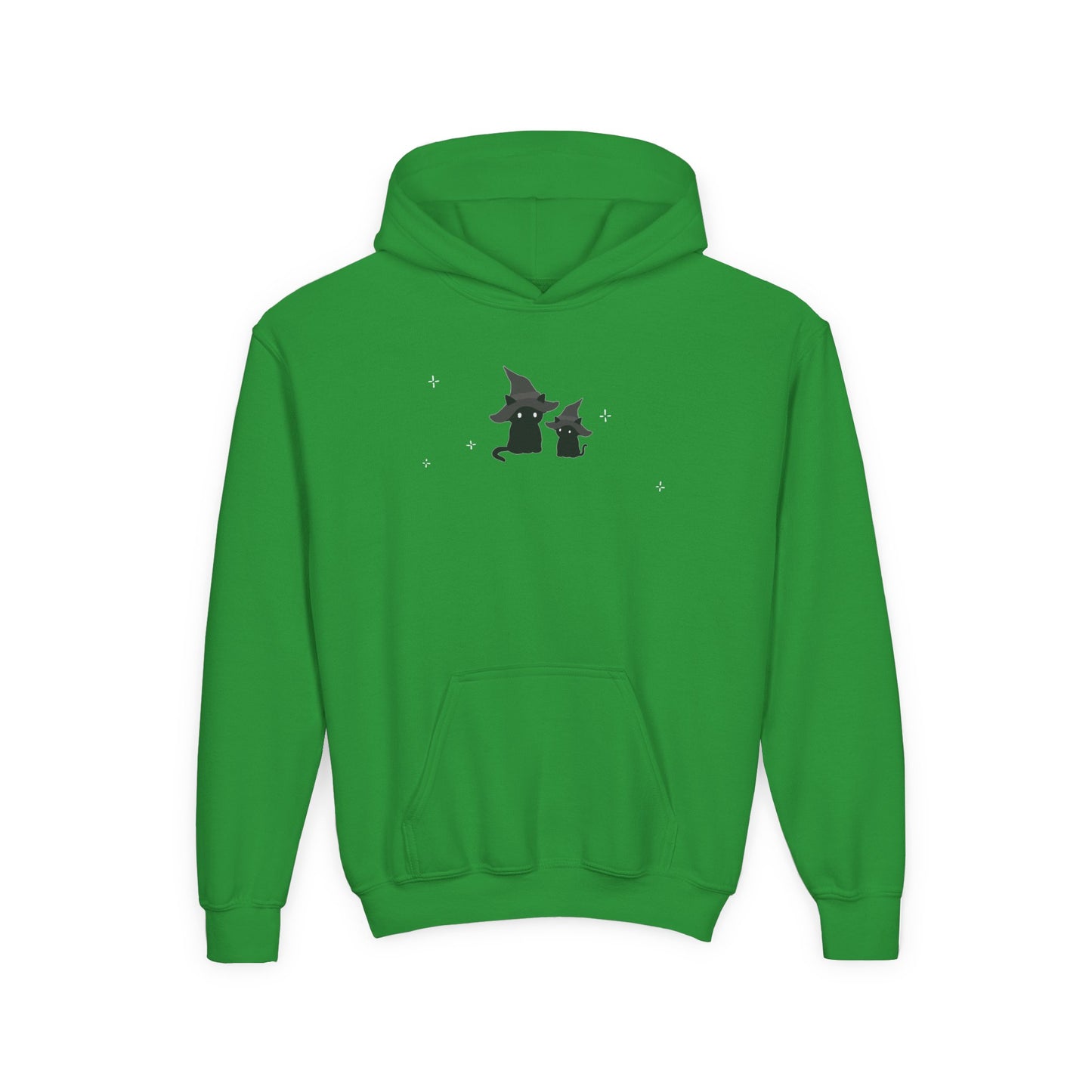 Black Cat: Youth Heavy Hooded Sweatshirt