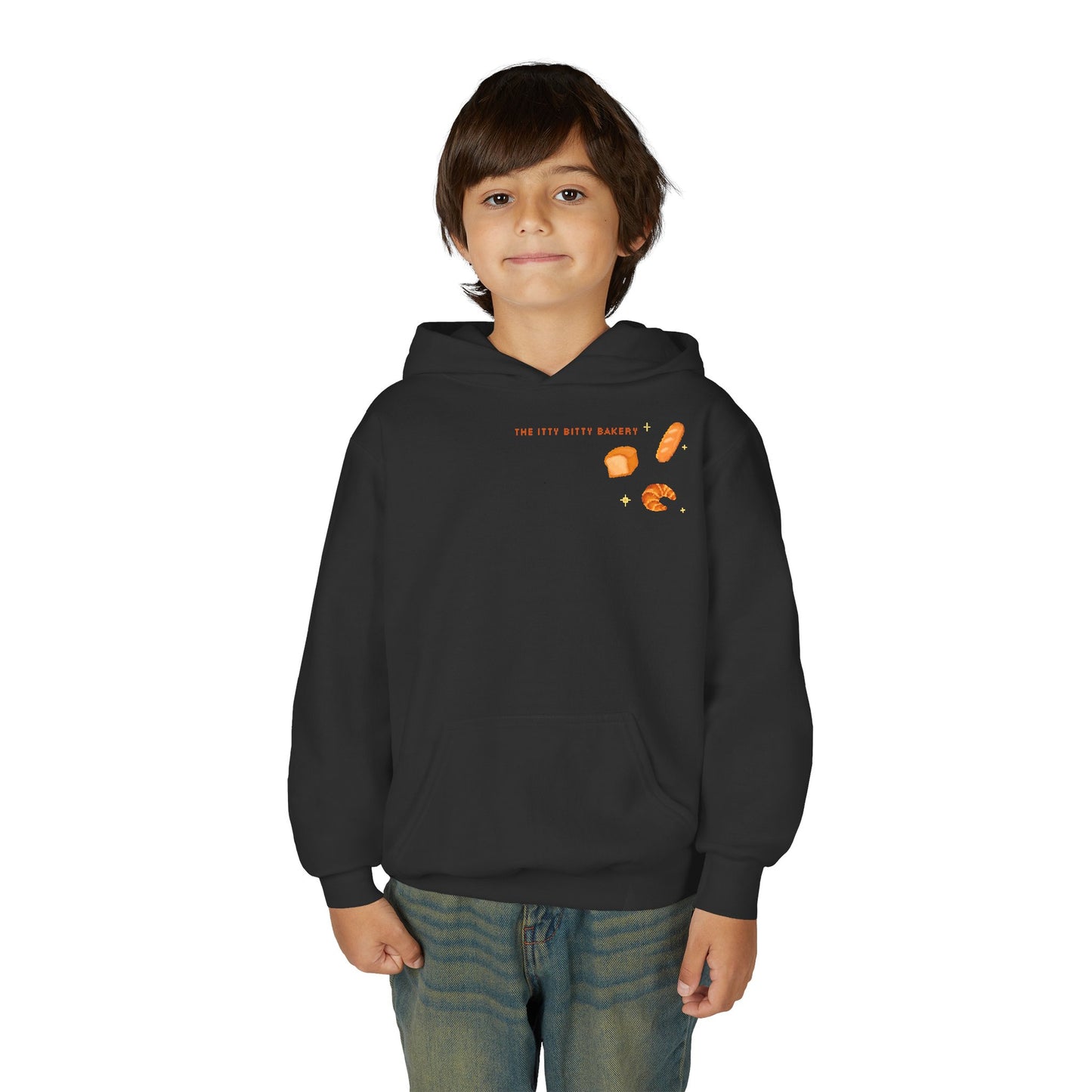 Itty Bitty Bakery: Youth Heavy Blend Hooded Sweatshirt