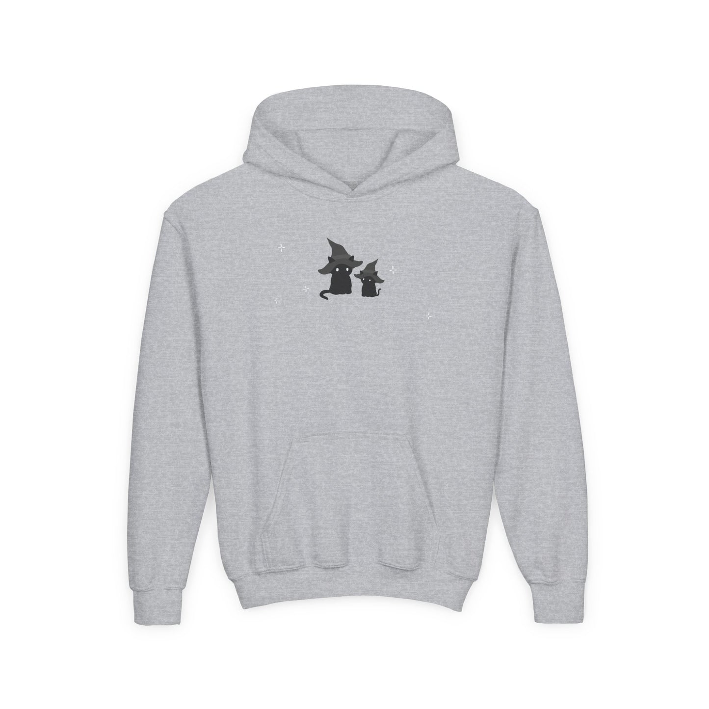 Black Cat: Youth Heavy Hooded Sweatshirt