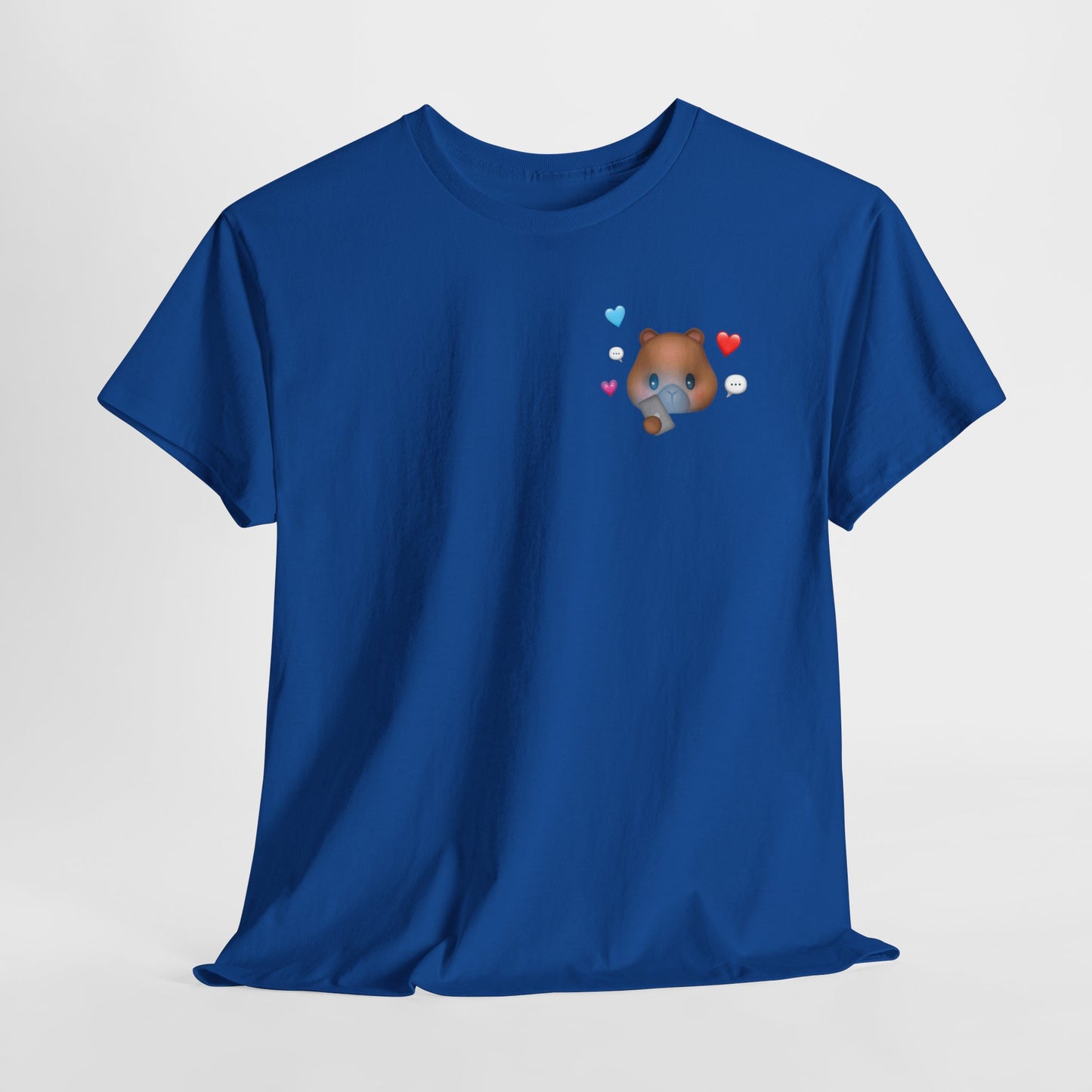 texting capy tshirt