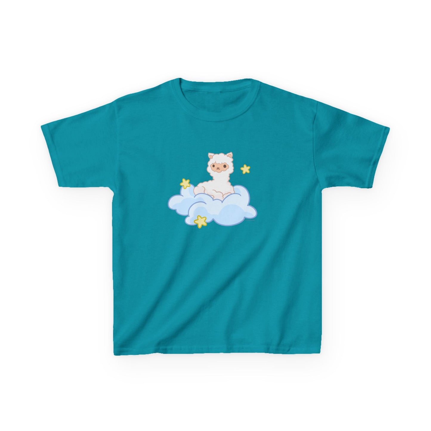 Fluffy Llama Fluffy Cloud Kids Heavy Cotton™ Tee