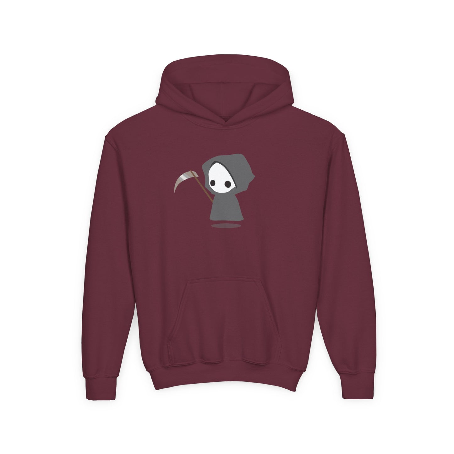 Cute Reaper: Youth Heavy Blend Hooded Sweatshirt