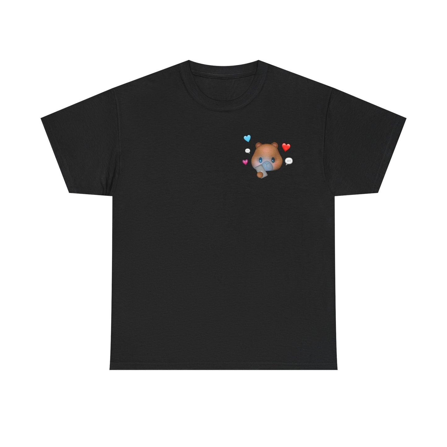 texting capy tshirt