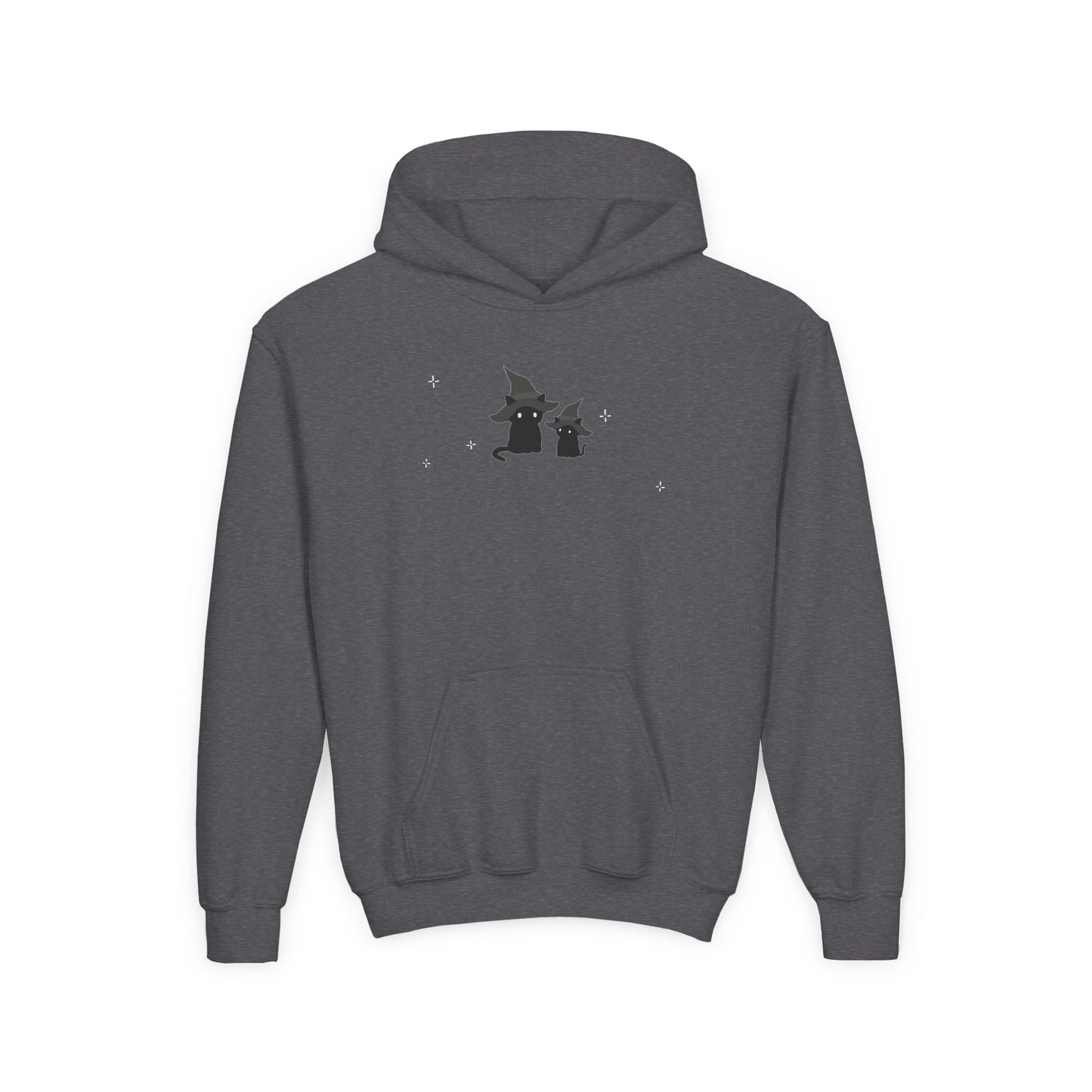 Black Cat: Youth Heavy Hooded Sweatshirt