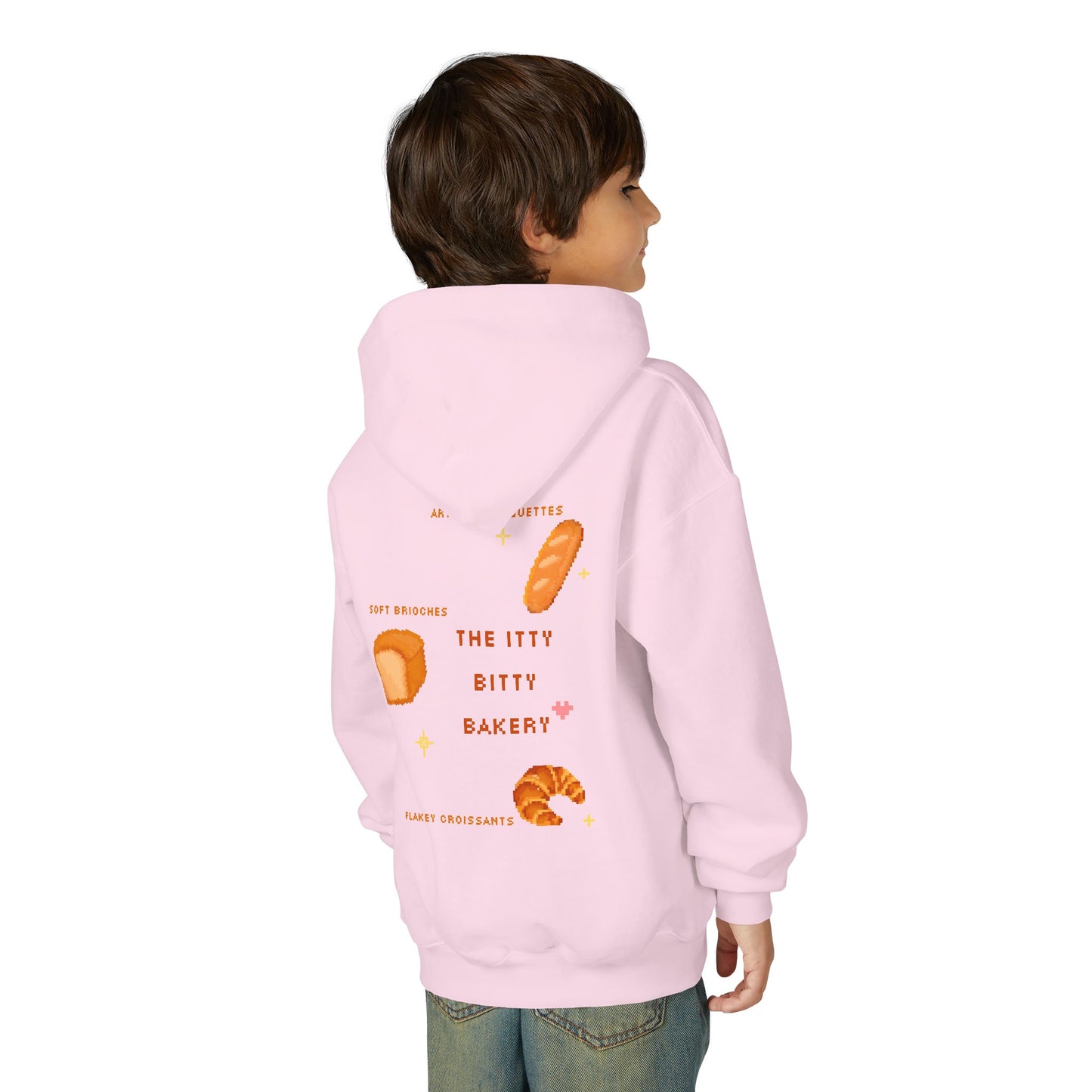 Itty Bitty Bakery: Youth Heavy Blend Hooded Sweatshirt