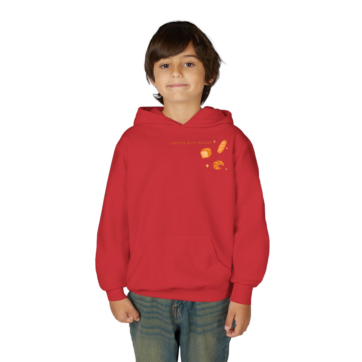 Itty Bitty Bakery: Youth Heavy Blend Hooded Sweatshirt