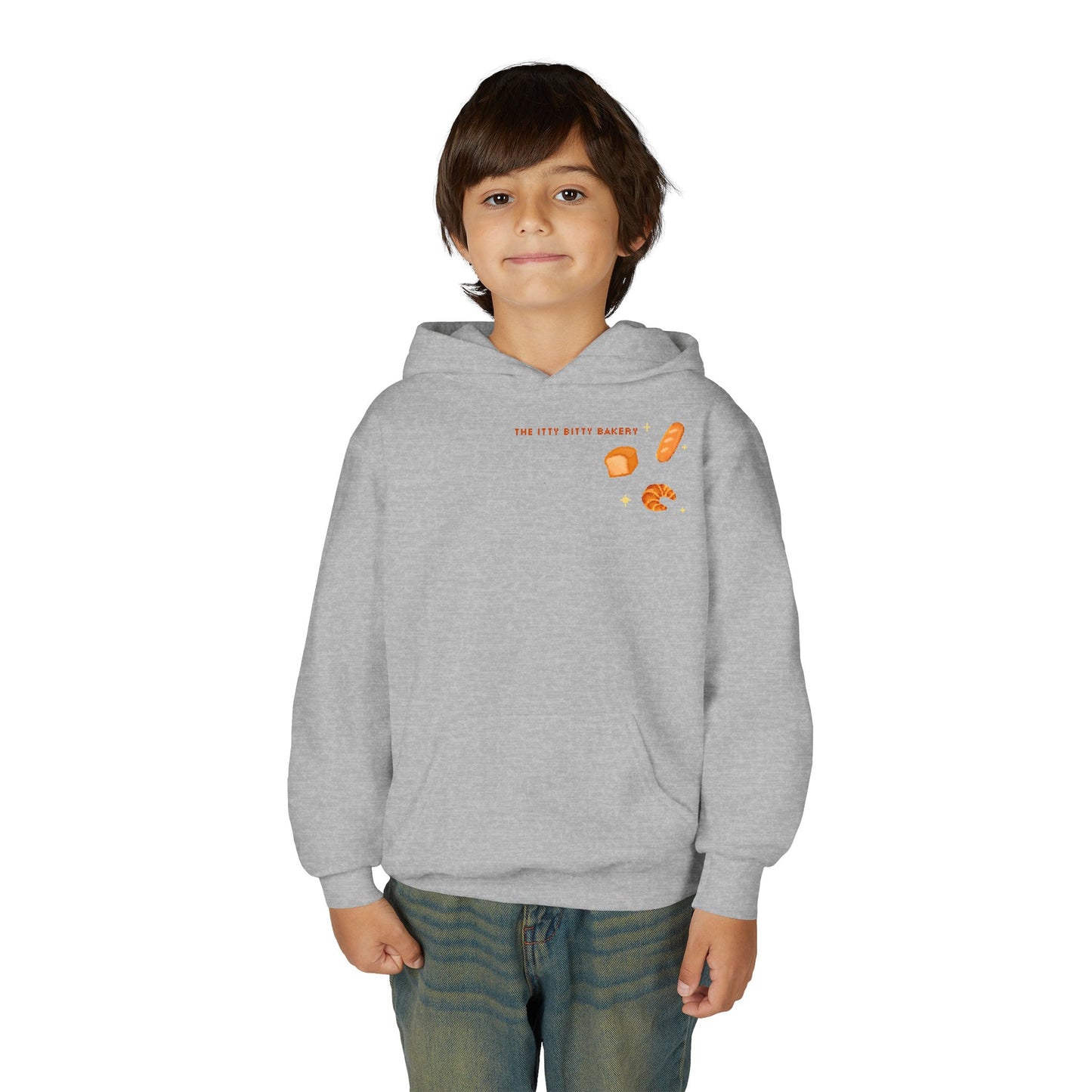 Itty Bitty Bakery: Youth Heavy Blend Hooded Sweatshirt