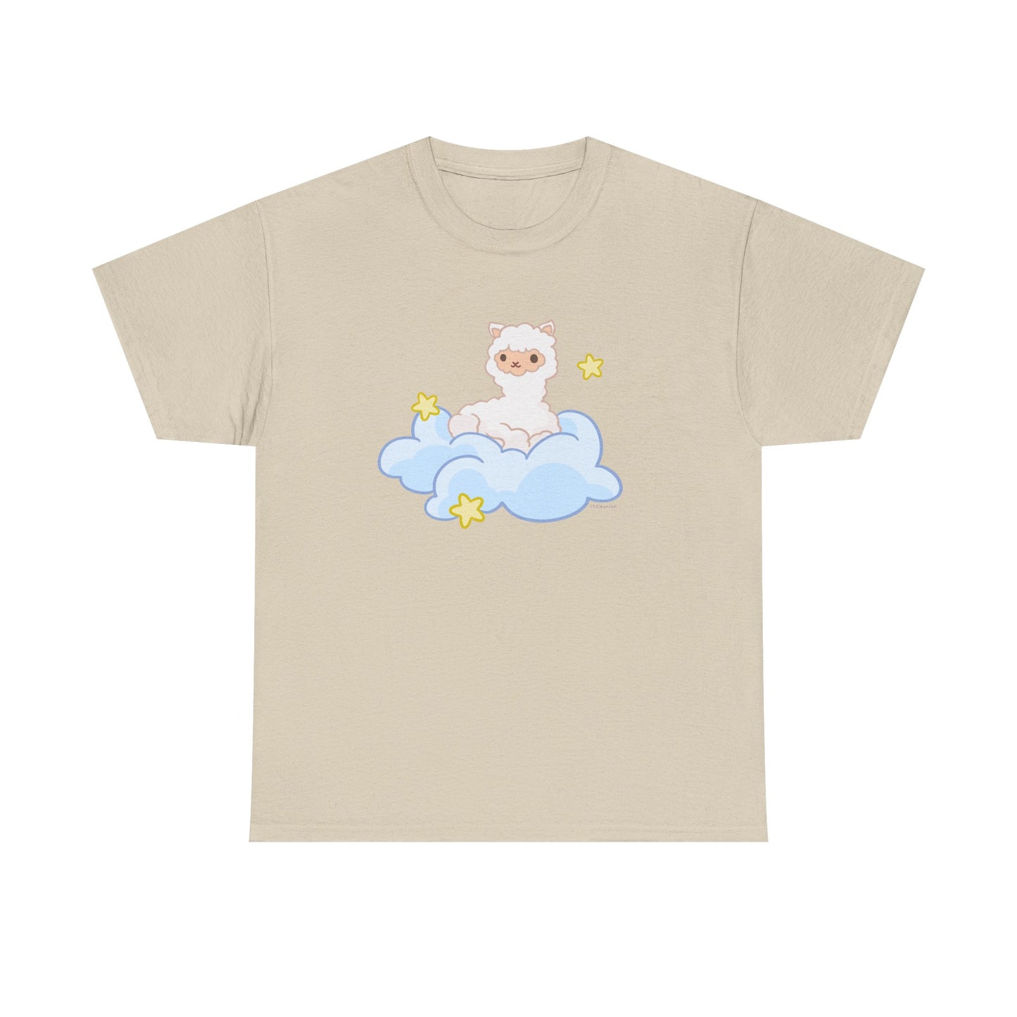 Fluffly Llama Fluffy Cloud Tshirt