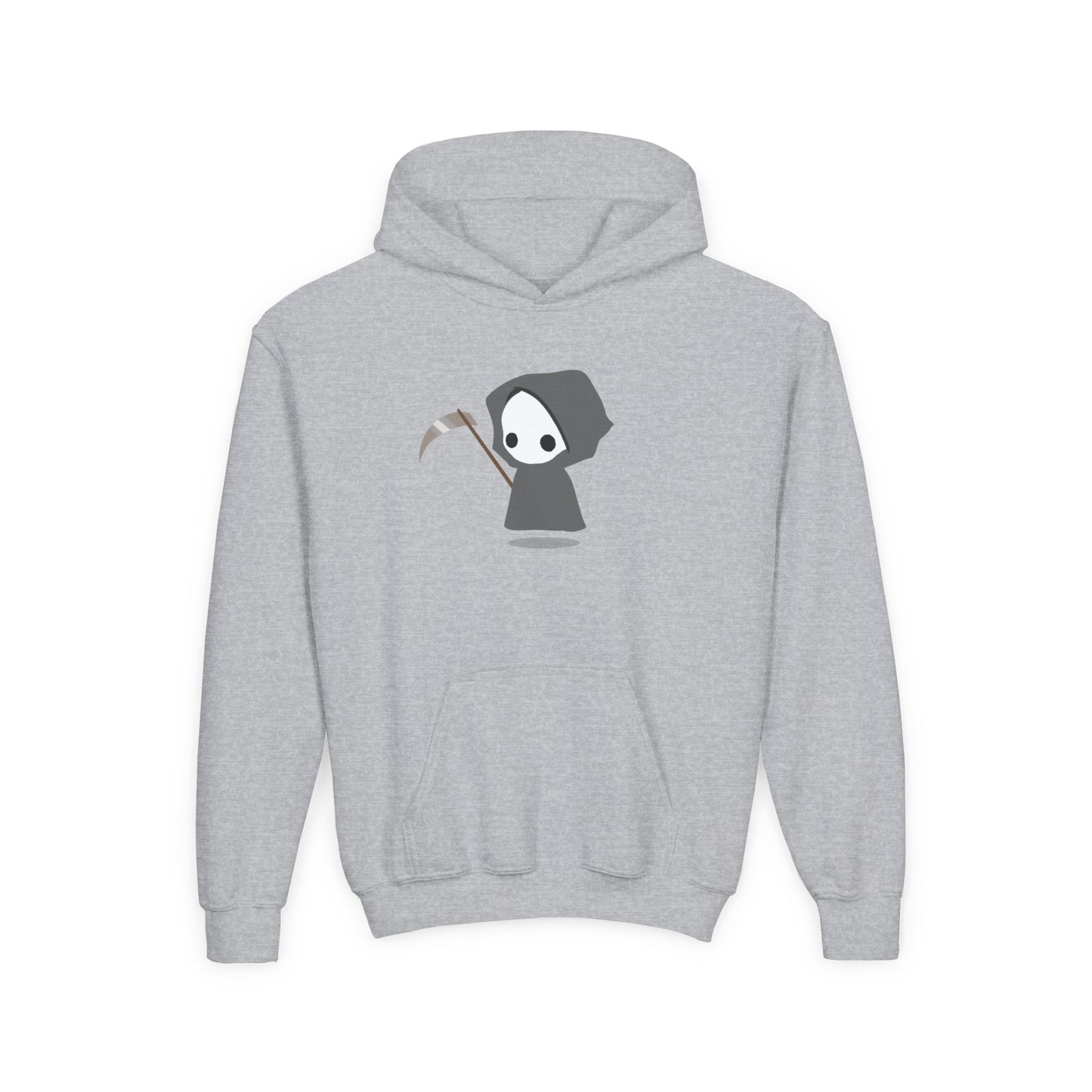Cute Reaper: Youth Heavy Blend Hooded Sweatshirt