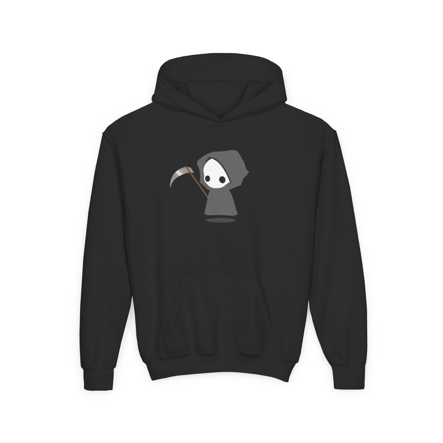 Cute Reaper: Youth Heavy Blend Hooded Sweatshirt