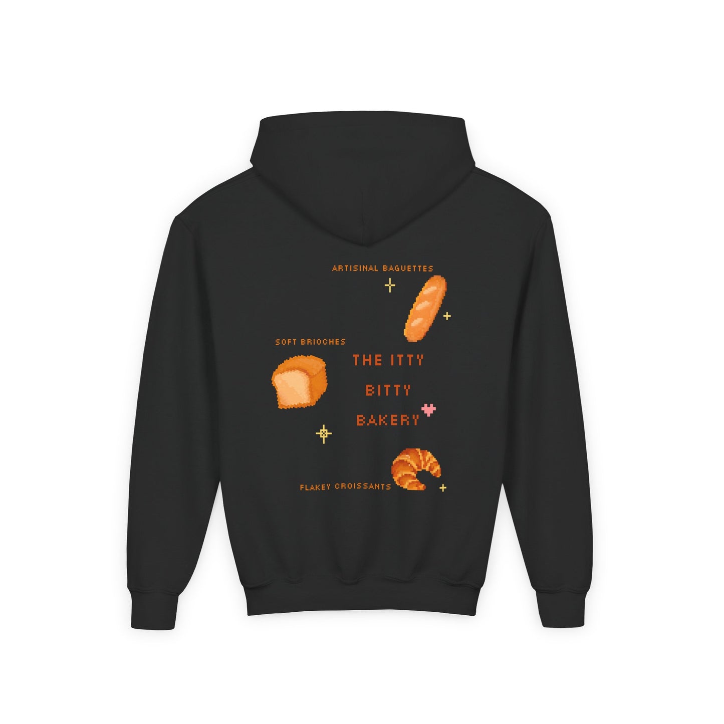 Itty Bitty Bakery: Youth Heavy Blend Hooded Sweatshirt
