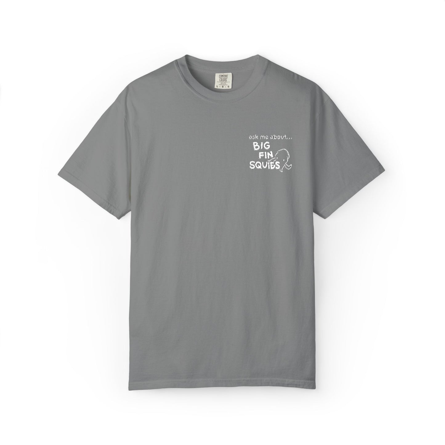 tell me about squids embroidery tshirt