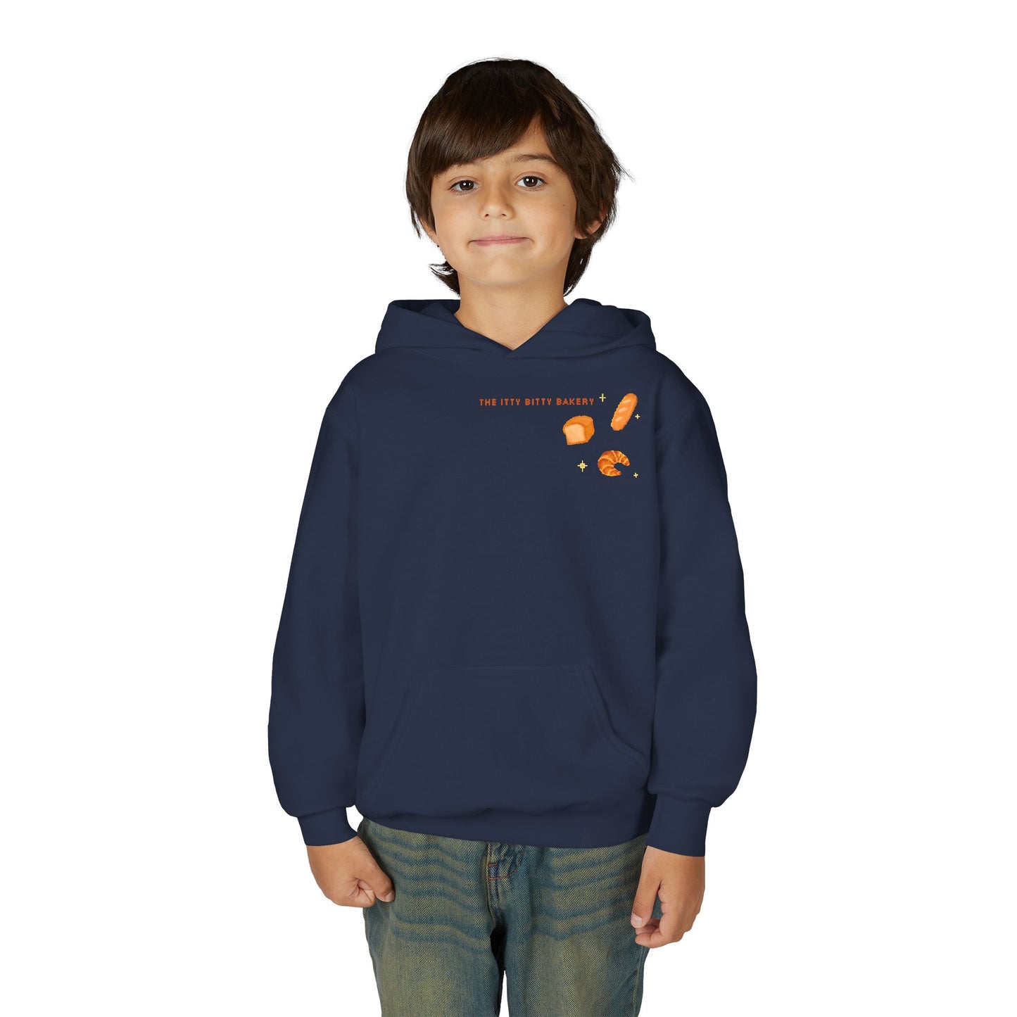 Itty Bitty Bakery: Youth Heavy Blend Hooded Sweatshirt