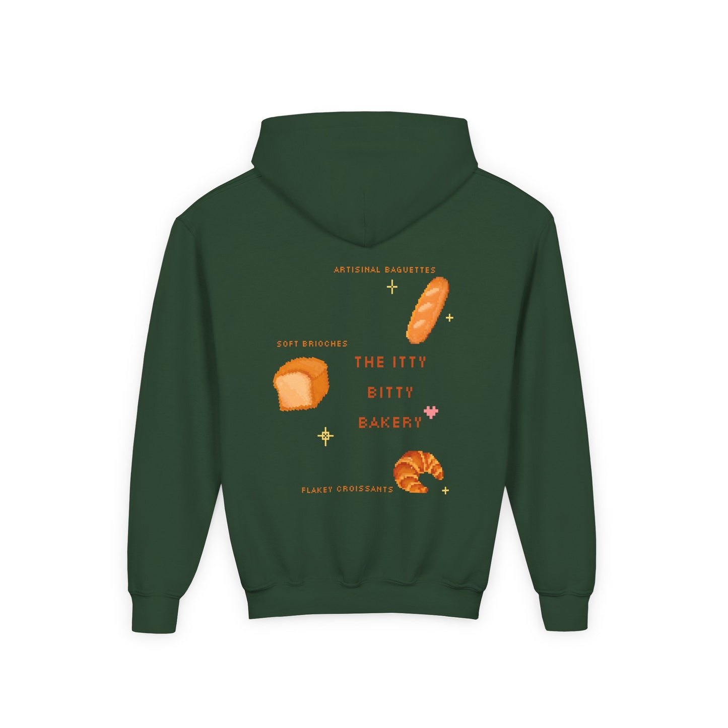 Itty Bitty Bakery: Youth Heavy Blend Hooded Sweatshirt