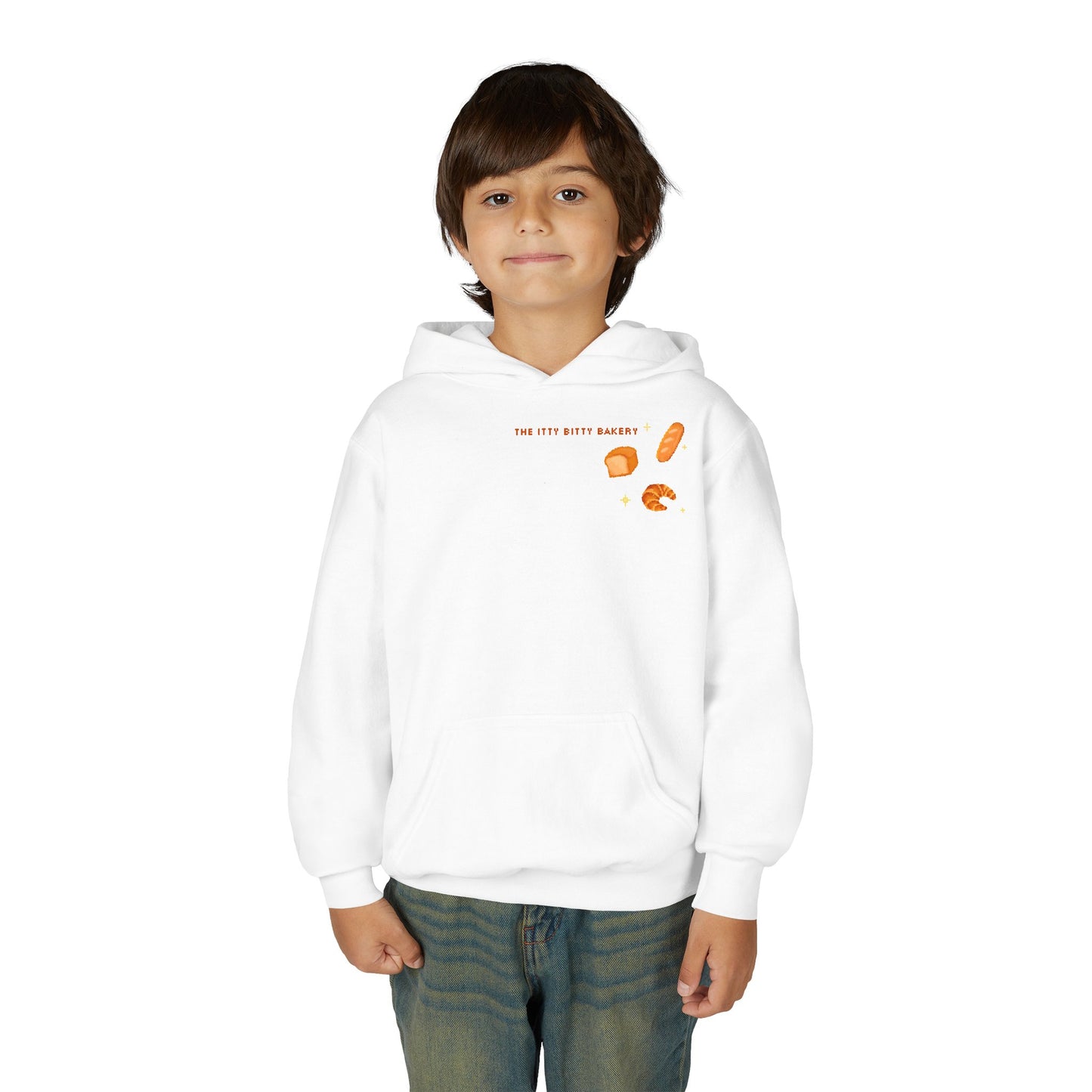 Itty Bitty Bakery: Youth Heavy Blend Hooded Sweatshirt