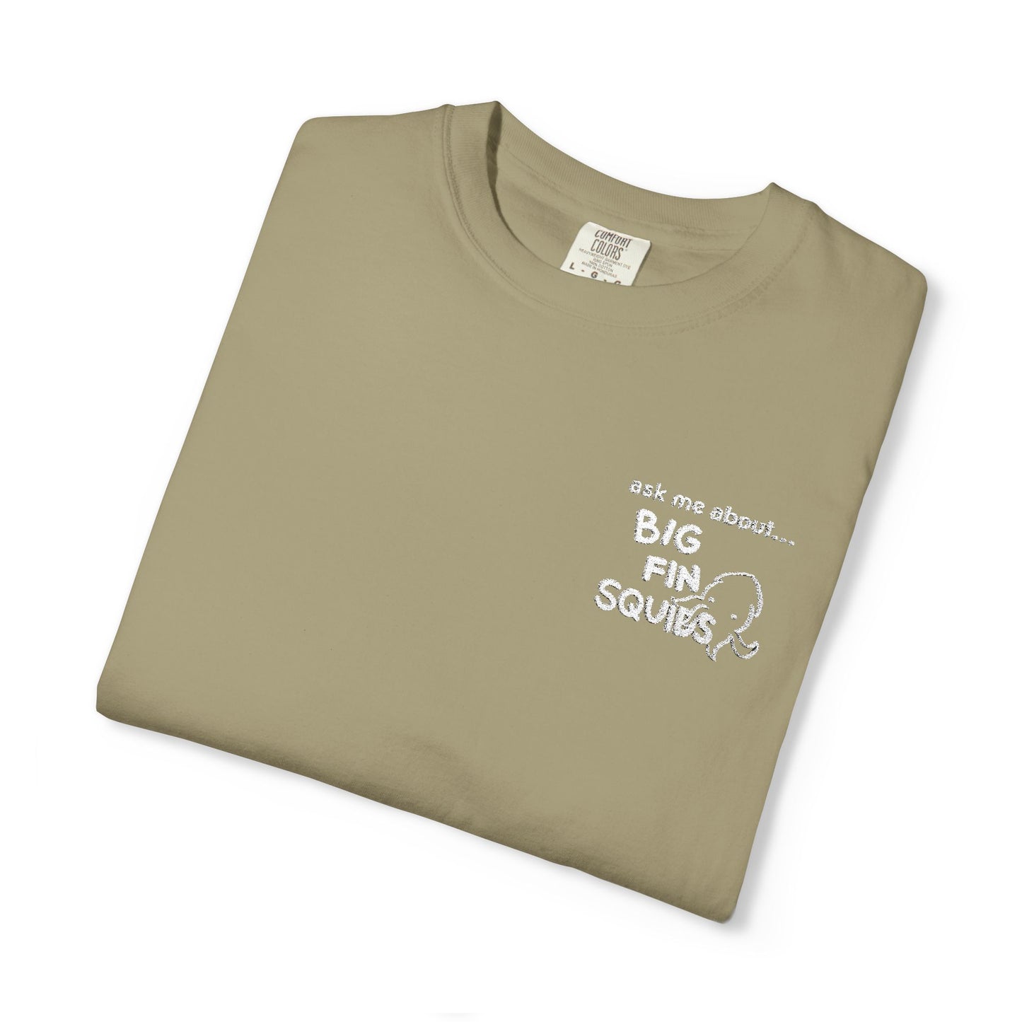 tell me about squids embroidery tshirt